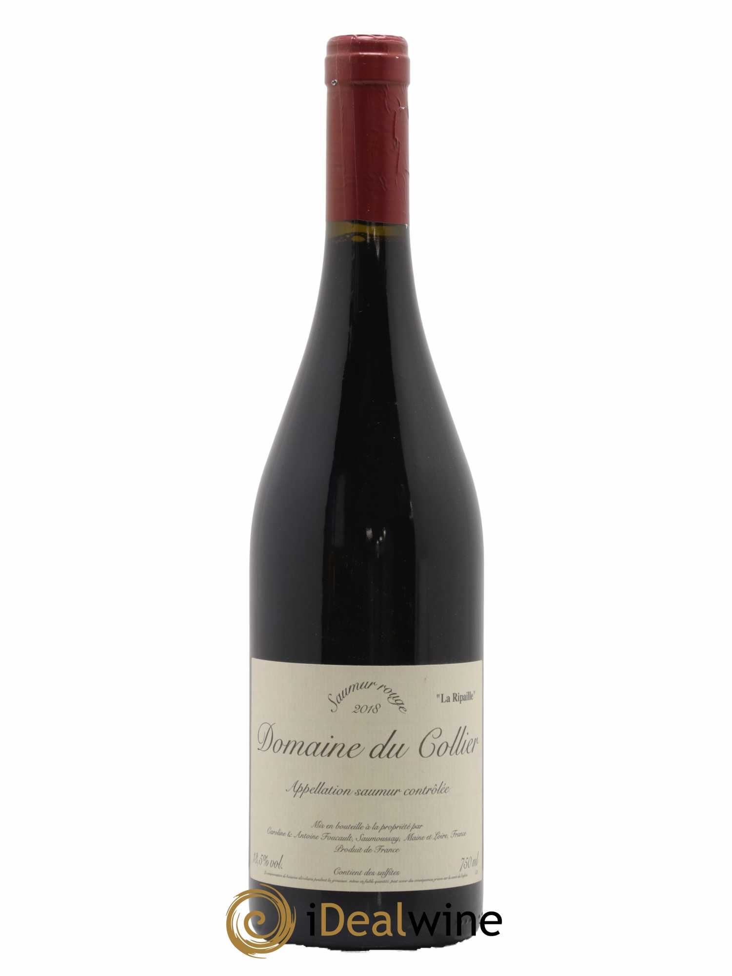 Saumur La Ripaille Domaine du Collier 2018 - Lot de 1 bouteille - 0