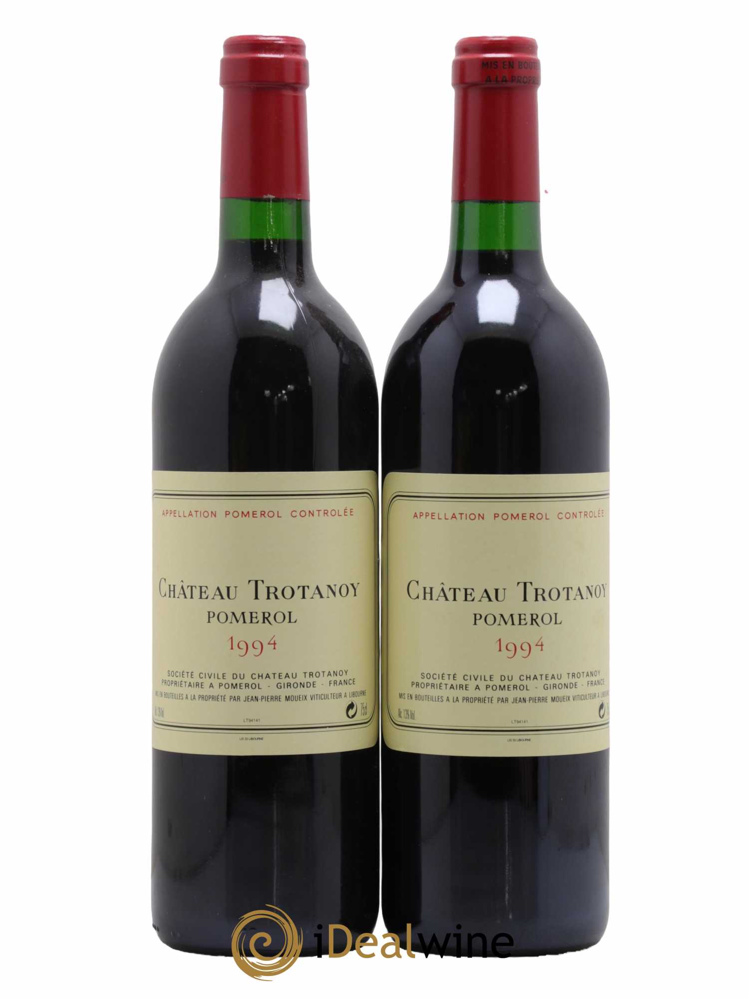 Château Trotanoy 1994 - Lot de 2 bouteilles - 0