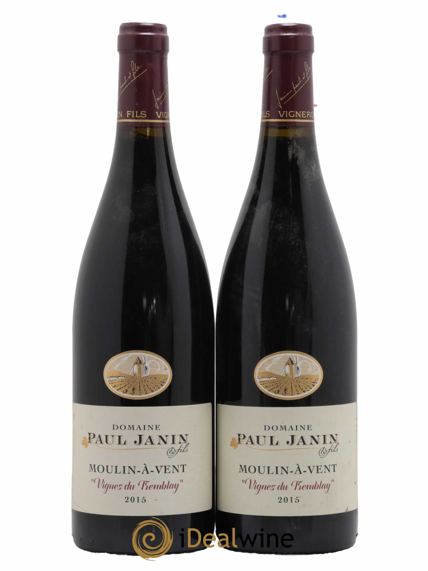 Moulin-à-Vent Vignes du Tremblay Paul Janin (Domaine) 2015 - Lot de 2 bouteilles - 0