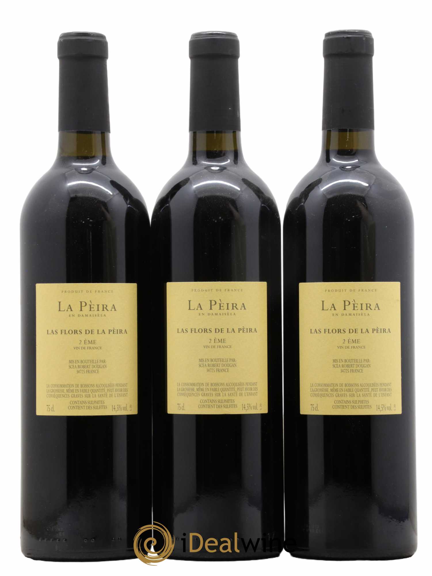 Vin de France Las Flors 2ème La Peira 2020 - Lot de 3 bouteilles - 1