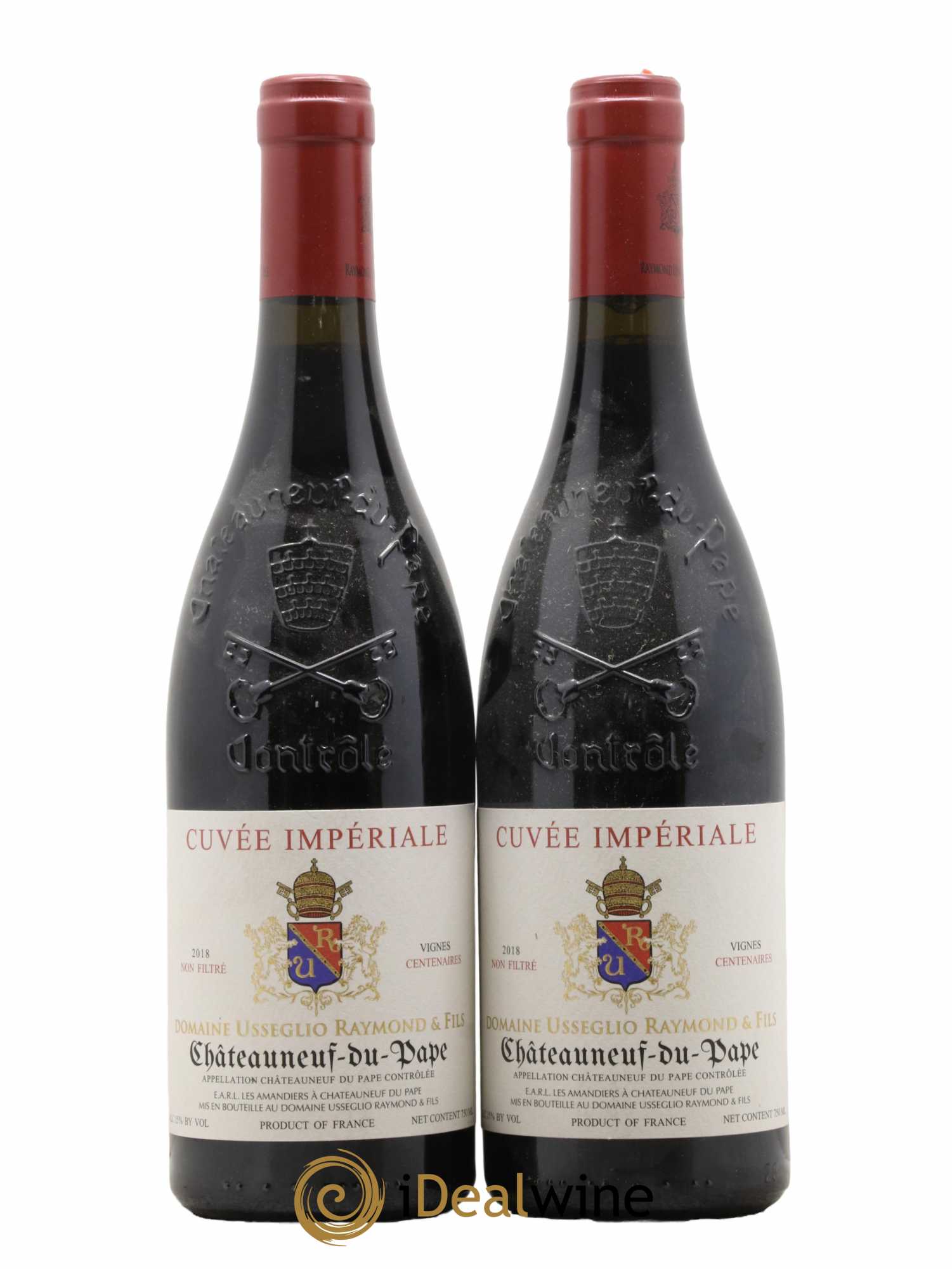 Châteauneuf-du-Pape Cuvée Impériale Raymond Usseglio & Fils (Domaine) 2018 - Lot de 2 bouteilles - 0