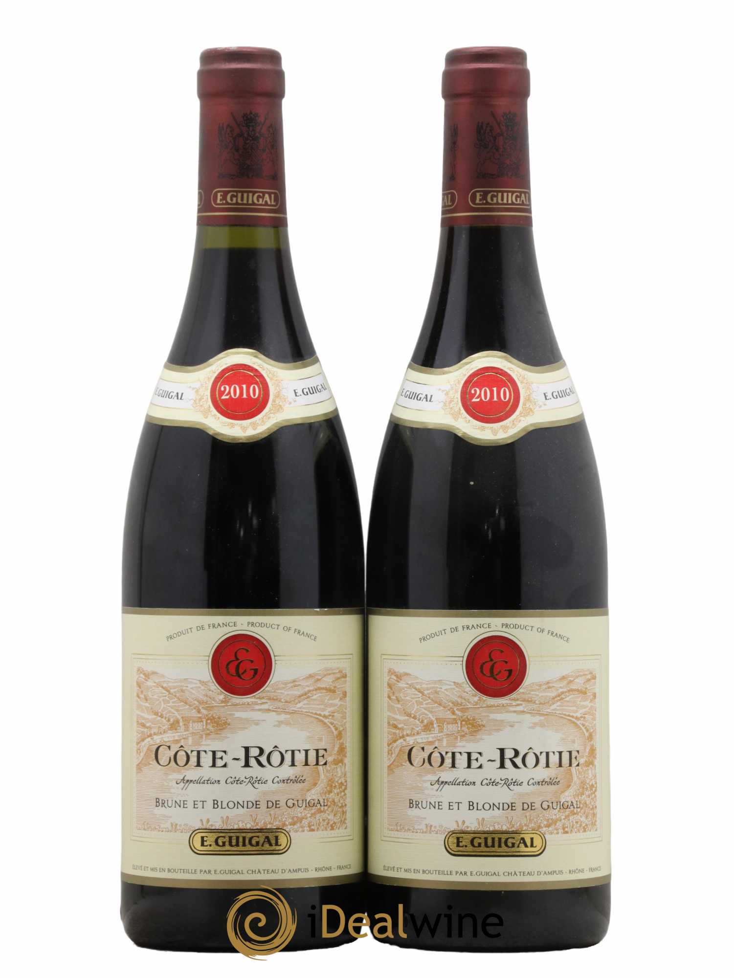 Côte-Rôtie Côtes Brune et Blonde Guigal 2010 - Lot de 2 bouteilles - 0