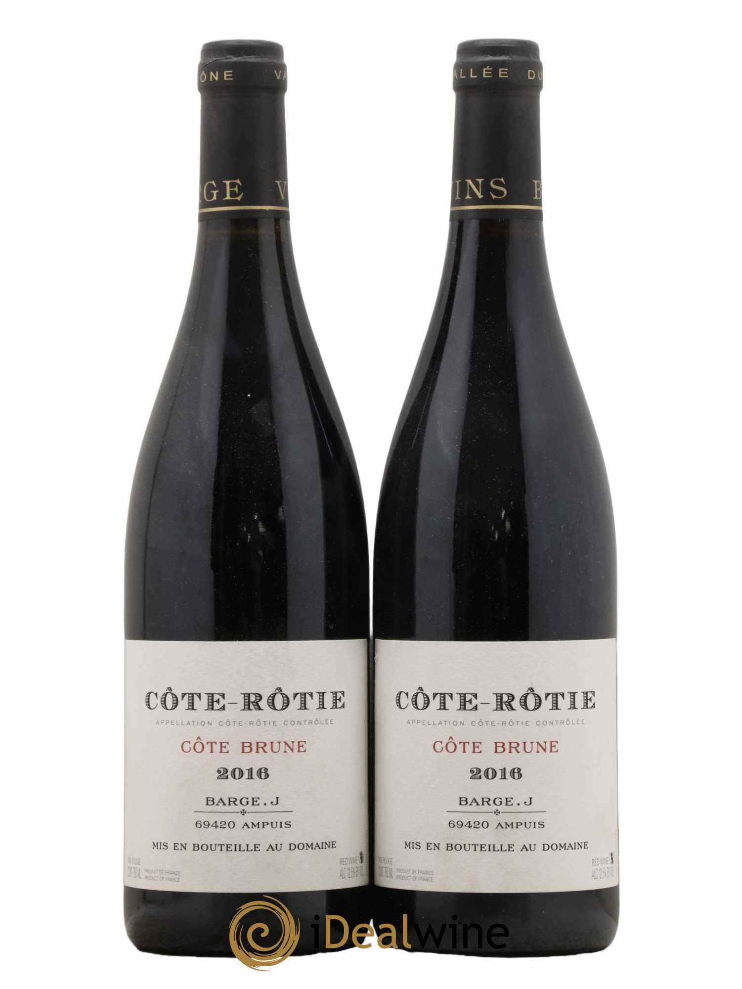 Côte-Rôtie Côte-Brune Barge (Domaine) 2016 - Lot de 2 bouteilles - 0
