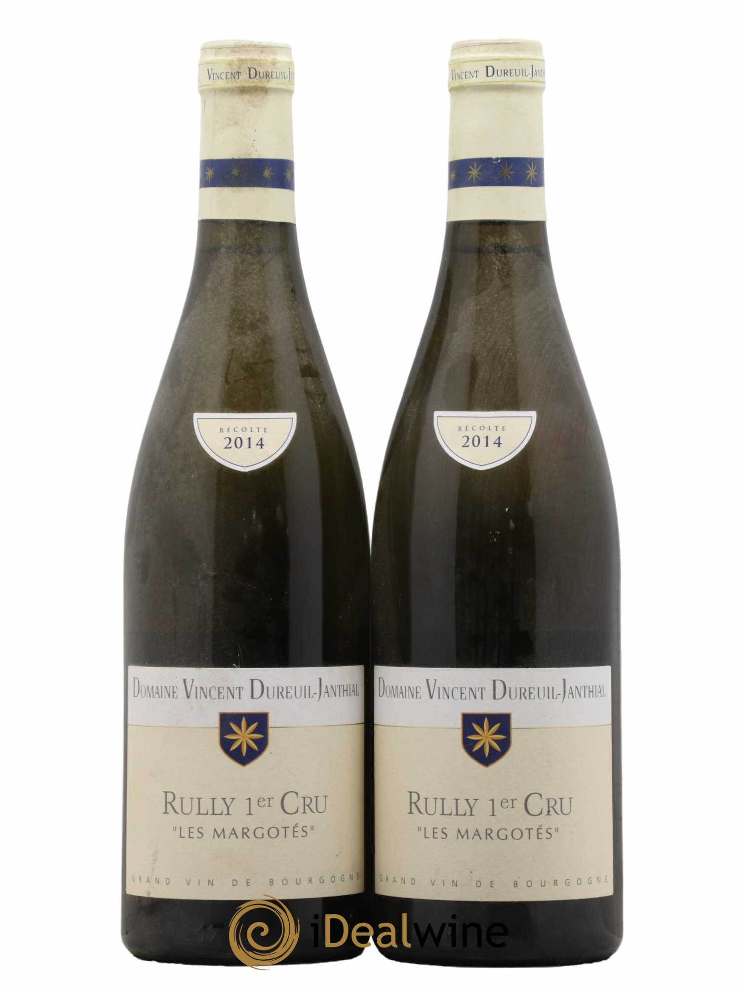 Rully 1er Cru Les Margotés Vincent Dureuil-Janthial 2014 - Lot de 2 bouteilles - 0