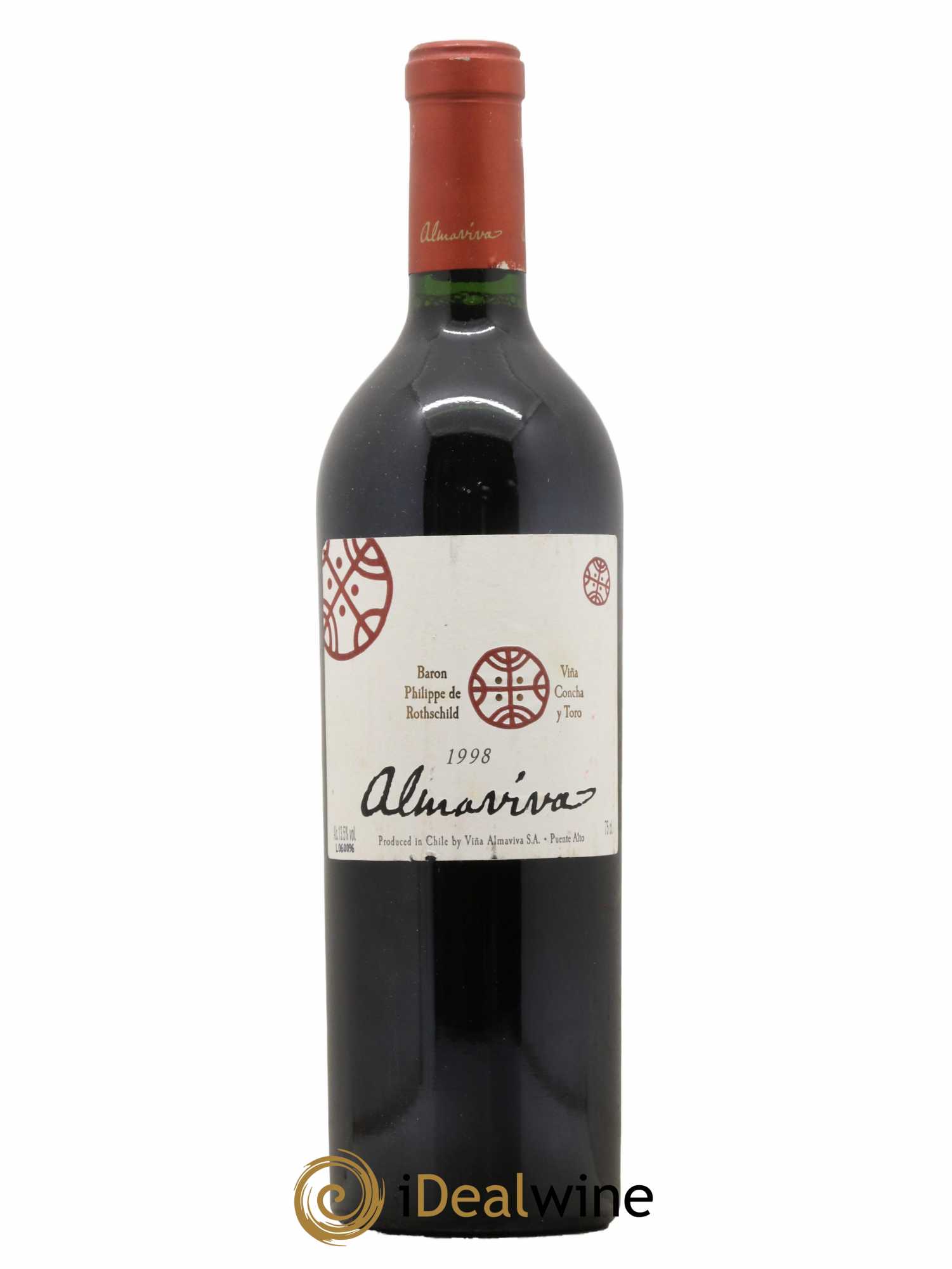 Chili Almaviva Baron P. de Rothschild Concha y Toro 1998 - Lot de 1 bouteille - 0