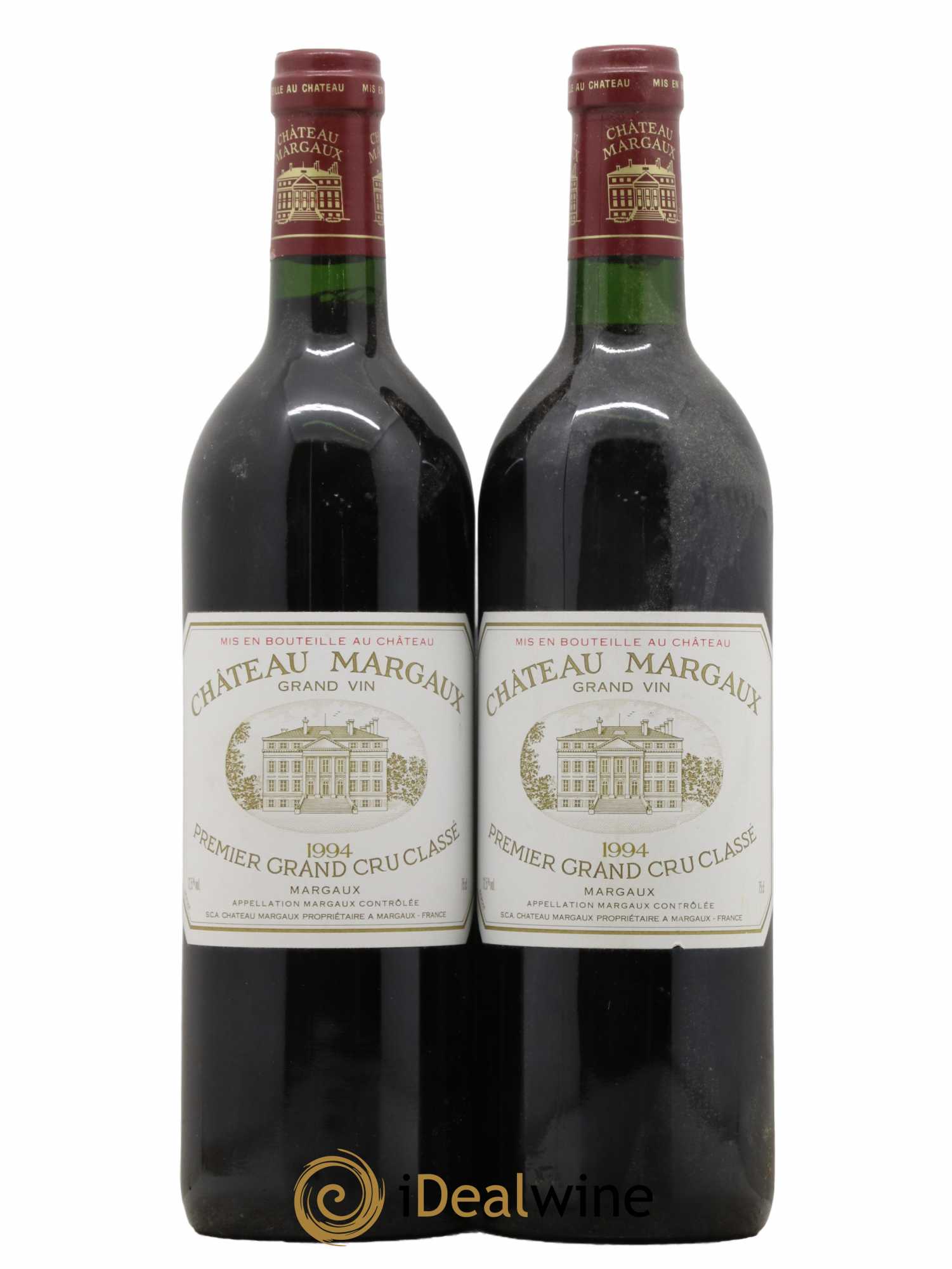 Château Margaux 1er Grand Cru Classé 1994 - Lot de 2 bouteilles - 0