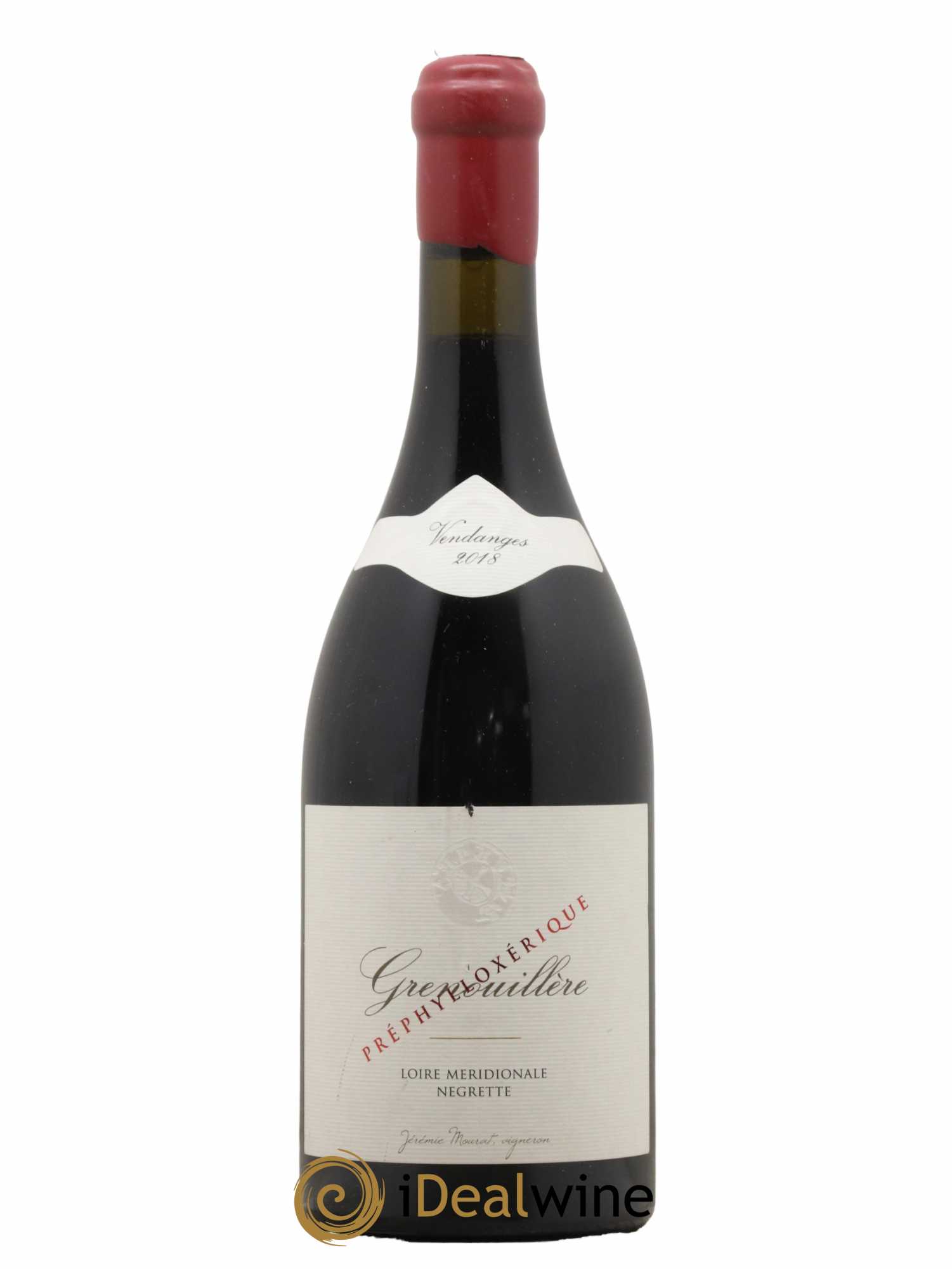 Val de Loire Négrette Grenouillère Préphylloxérique Jérémie Mourat 2018 - Lot de 1 bouteille - 0