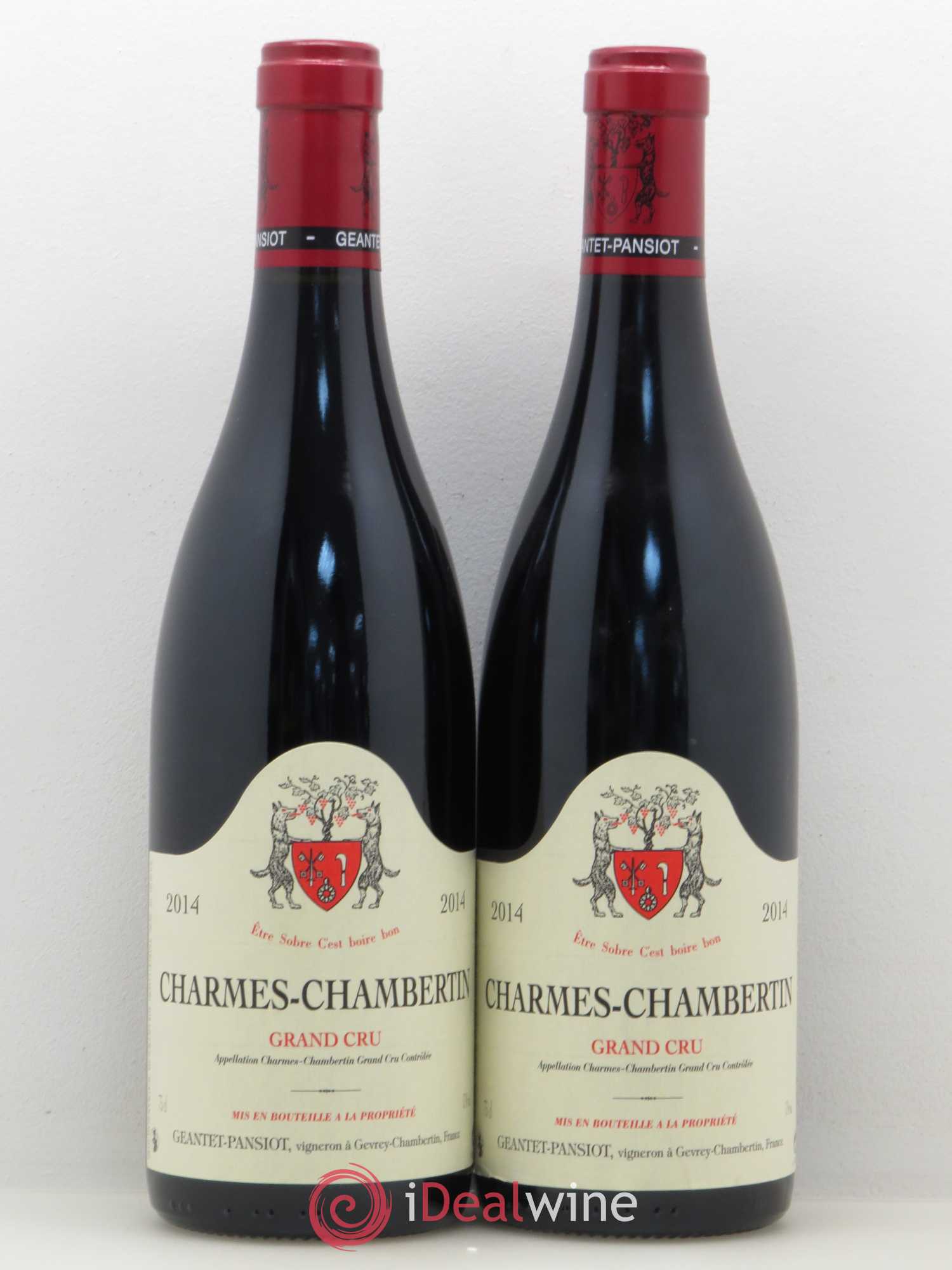 Charmes-Chambertin Grand Cru Geantet-Pansiot 2014 - Lot de 2 bouteilles - 0