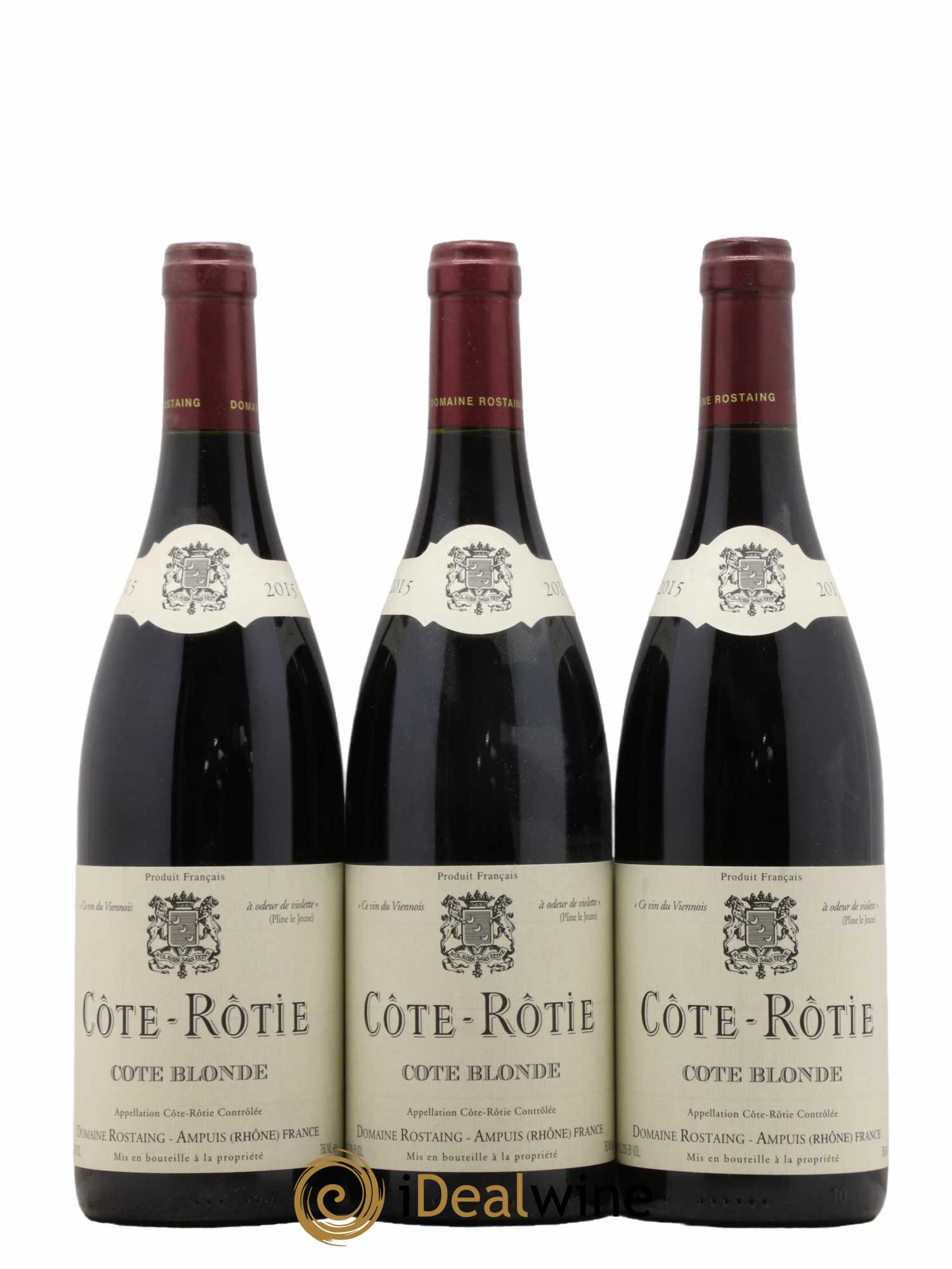 Côte-Rôtie Côte Blonde René Rostaing 2015 - Posten von 3 Flaschen - 0