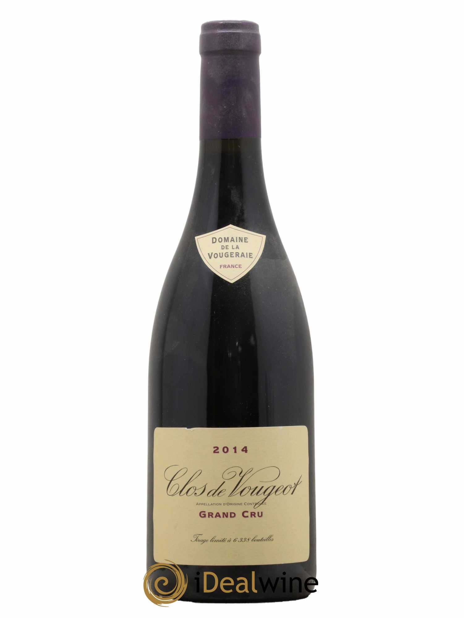 Clos de Vougeot Grand Cru La Vougeraie 2014 - Lot de 1 bouteille - 0