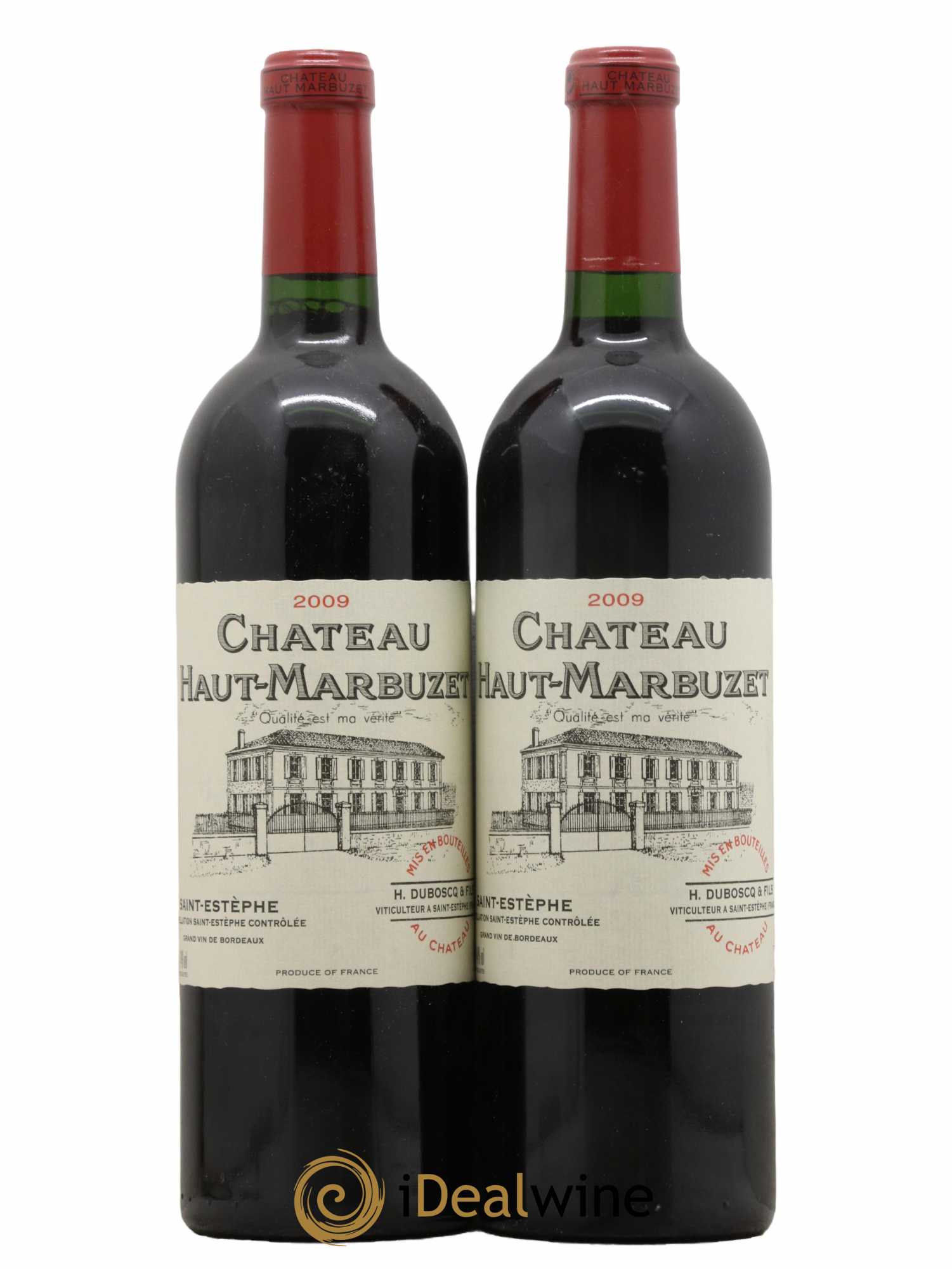 Château Haut Marbuzet 2009 - Lot de 2 bouteilles - 0