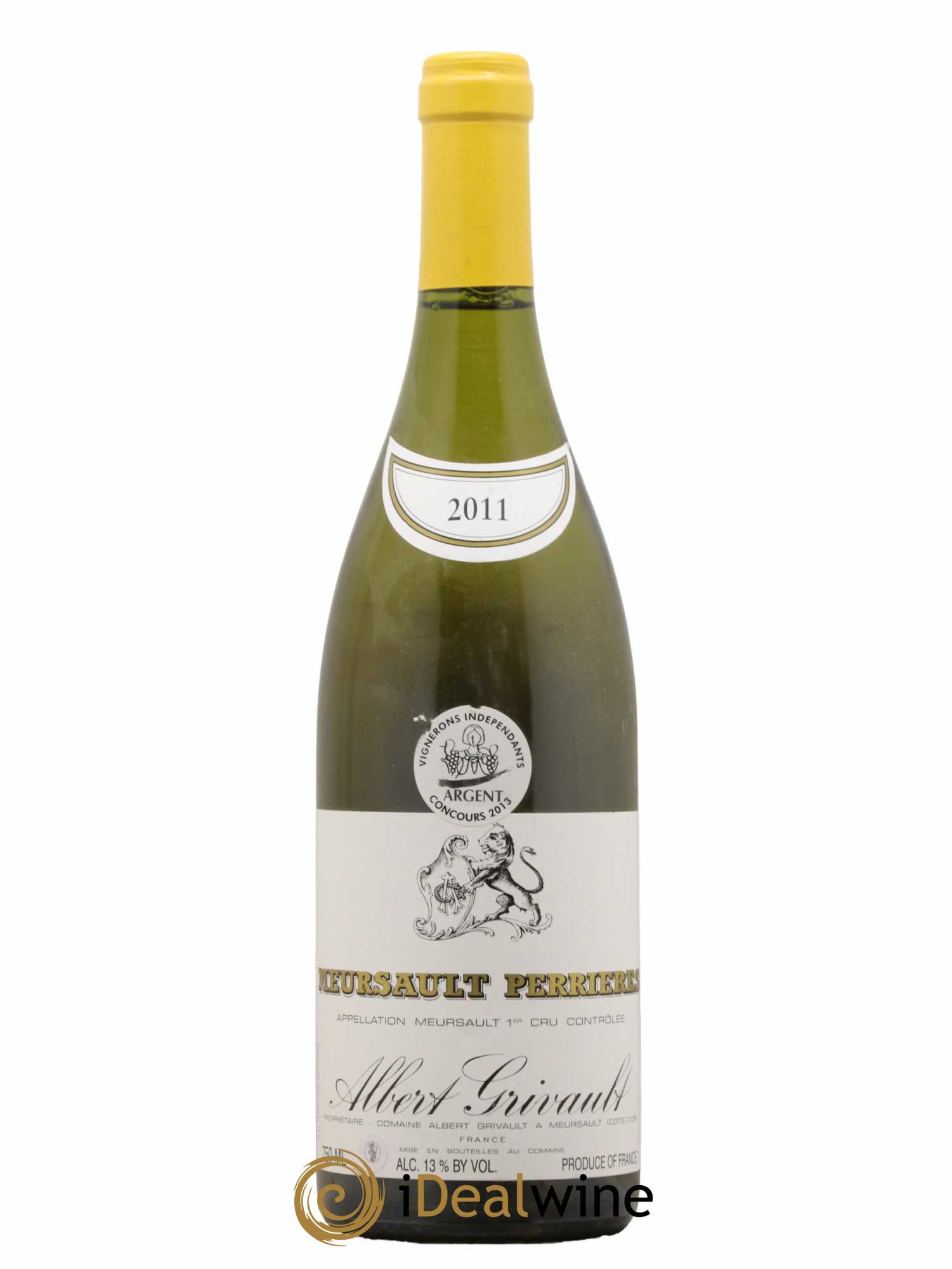 Meursault 1er Cru Perrières Albert Grivault 2011 - Lot de 1 bouteille - 0