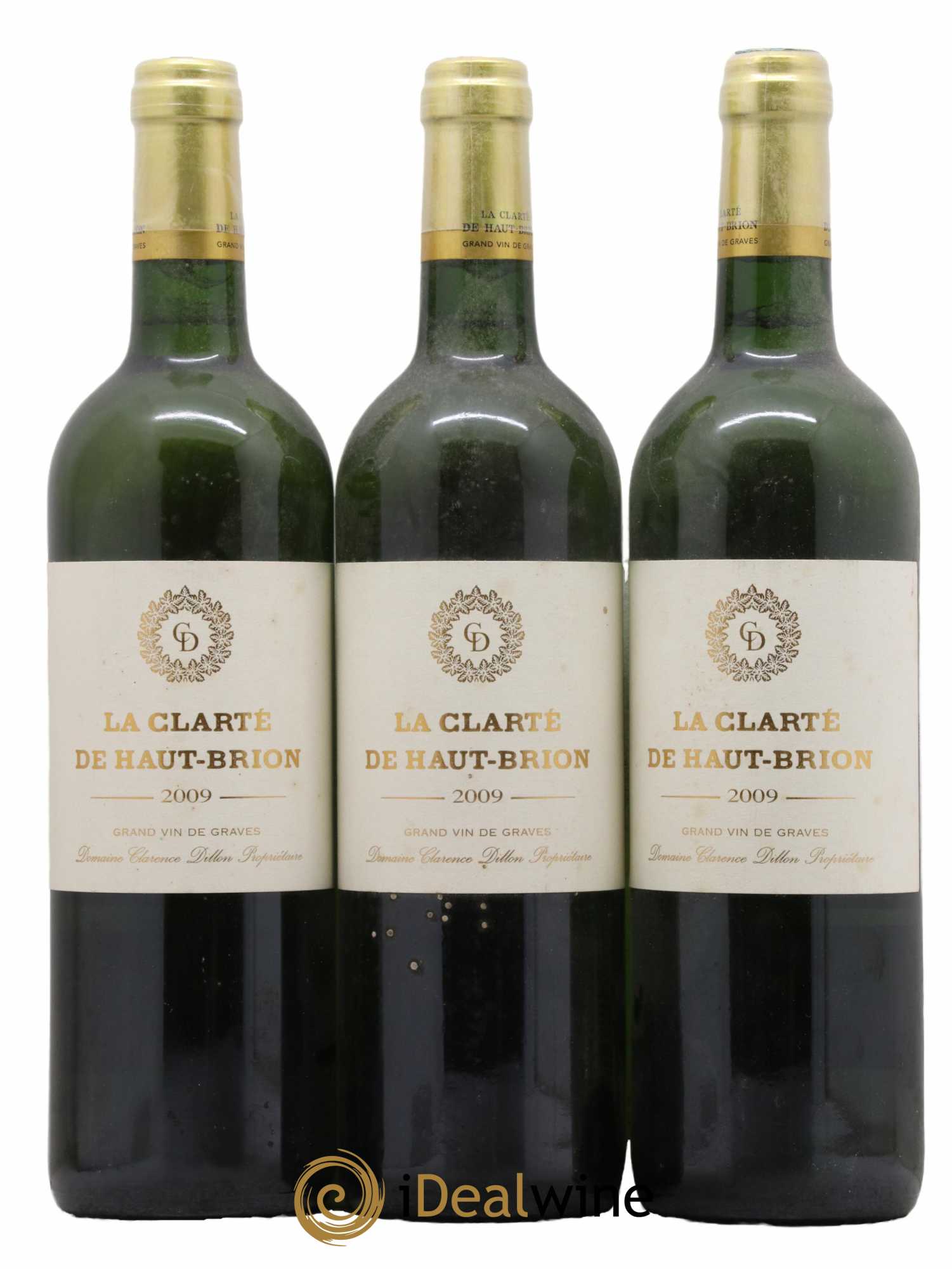 La Clarté de Haut Brion Second Vin 2009 - Lot de 3 bouteilles - 0