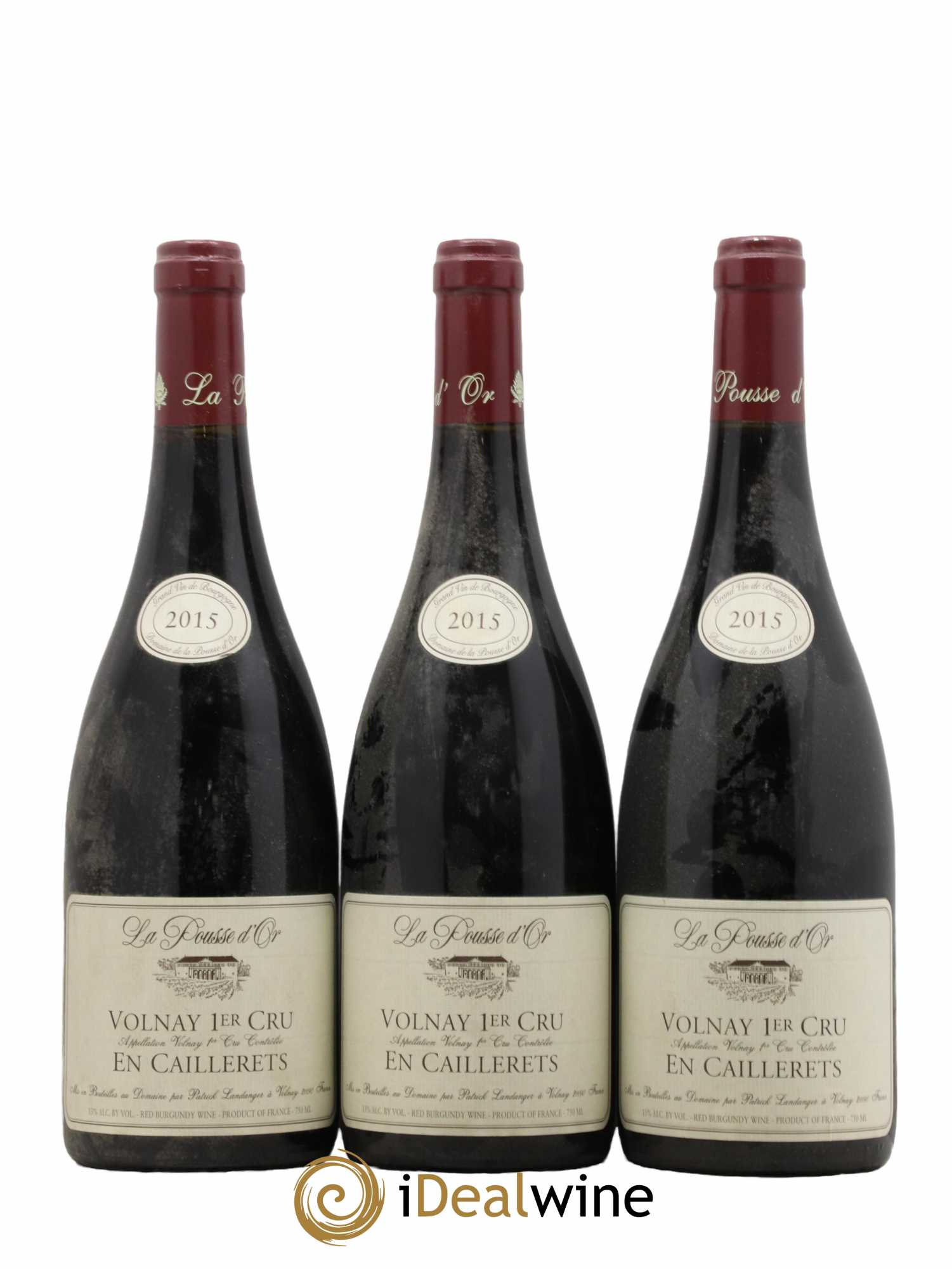 Volnay 1er Cru Les Caillerets La Pousse d'Or (Domaine de) 2015 - Lot de 3 bouteilles - 0