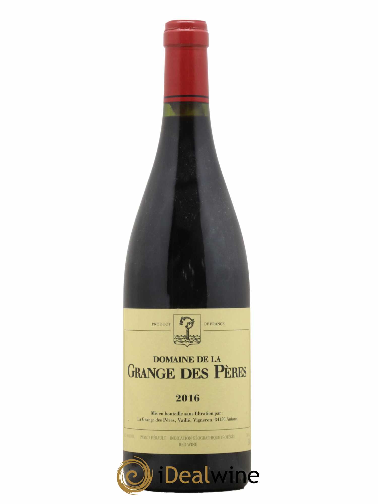 Pays d'Hérault Grange des Pères Laurent Vaillé 2016 - Lot de 1 bouteille - 0
