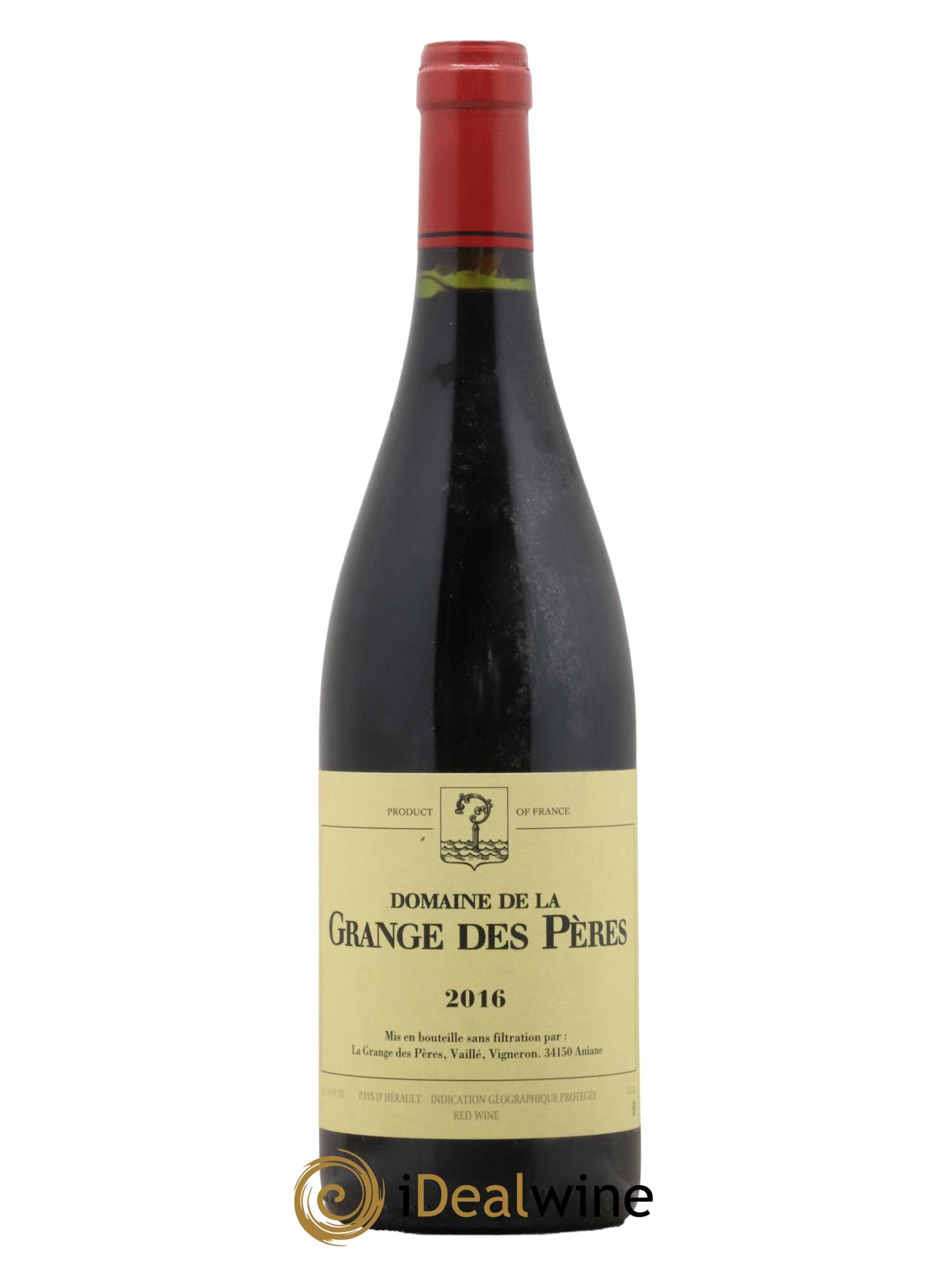 Pays d'Hérault Grange des Pères Laurent Vaillé 2016 - Lot de 1 bouteille - 0