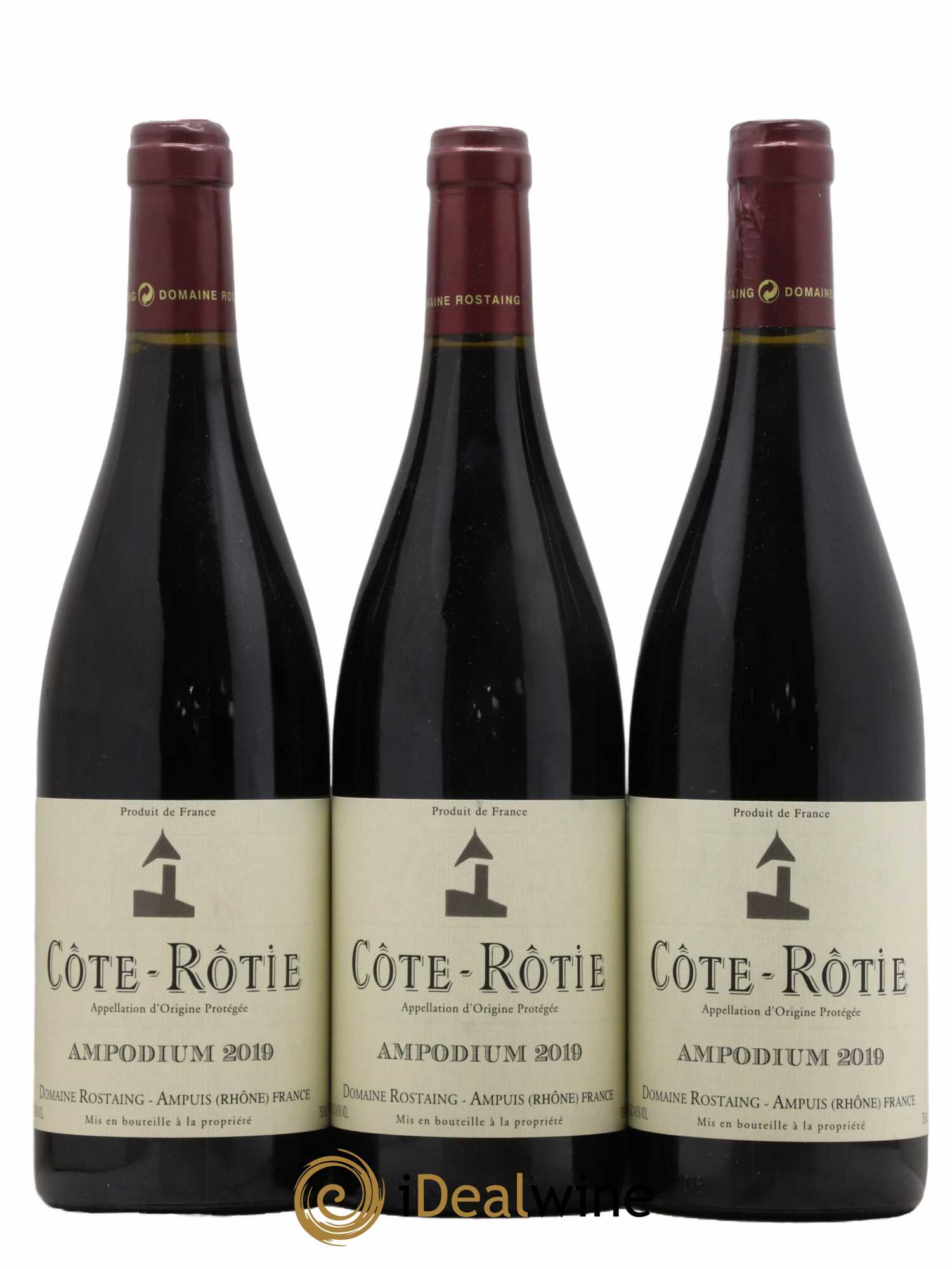 Côte-Rôtie Ampodium René Rostaing 2019 - Posten von 3 Flaschen - 0