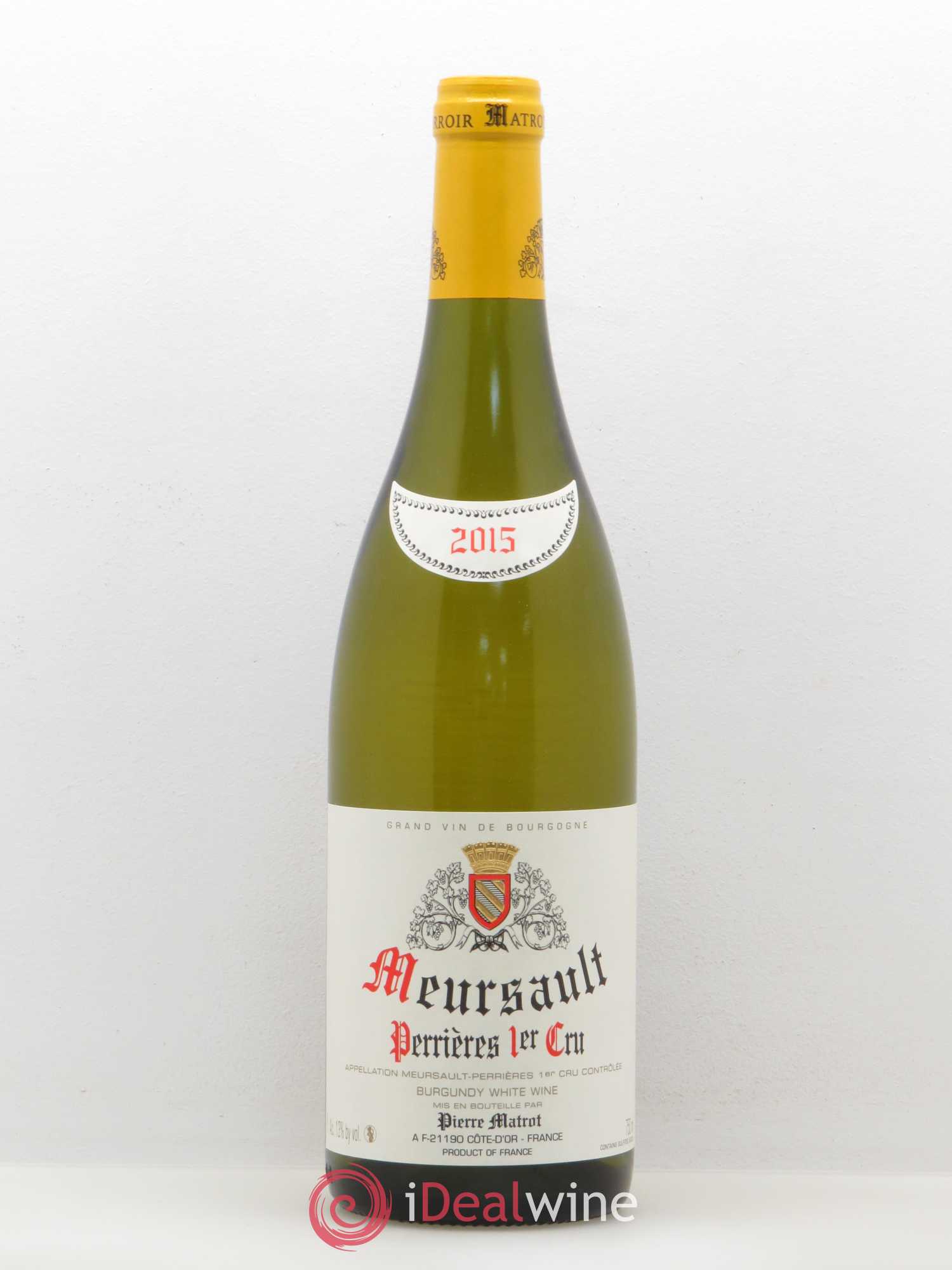 Meursault 1er Cru Les Perrières Domaine Matrot 2015 - Posten von 1 Flasche - 0