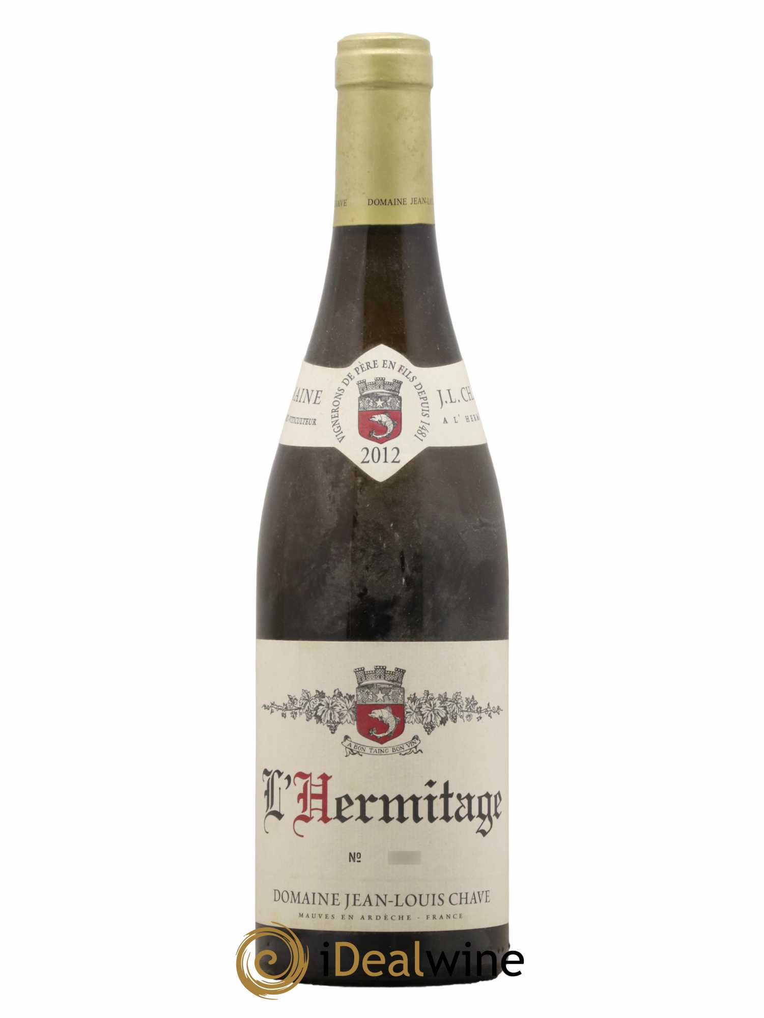 Hermitage Jean-Louis Chave 2012 - Lot de 1 bouteille - 0