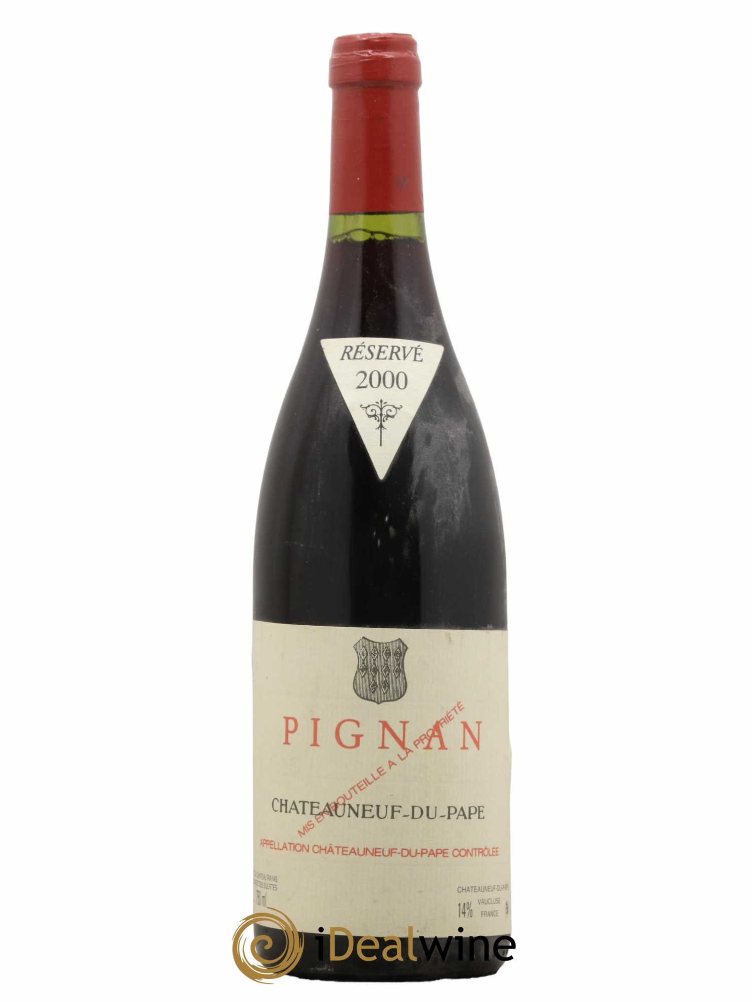 Châteauneuf-du-Pape Domaine de Pignan 2000 - Lot de 1 bouteille - 0