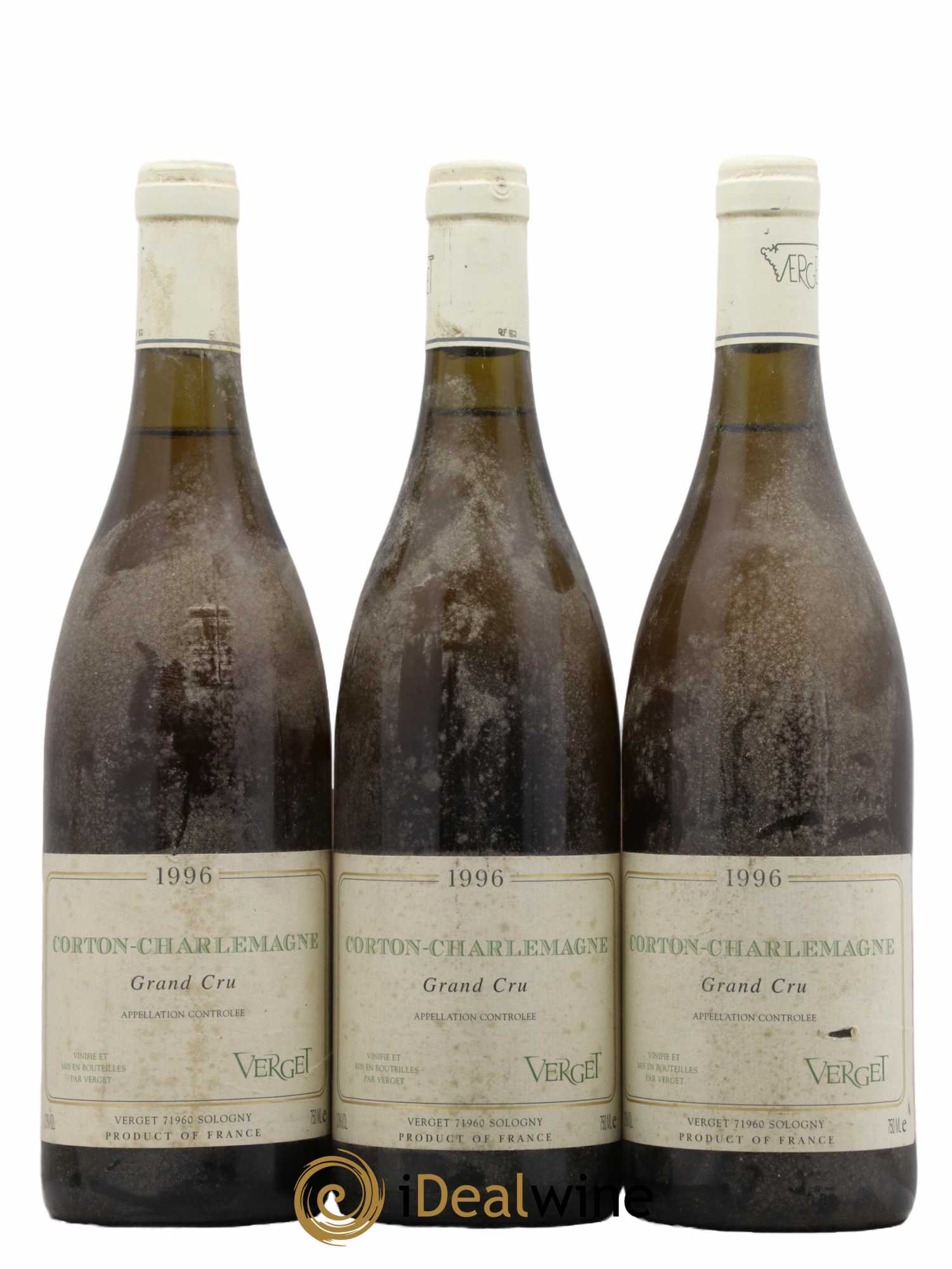 Corton-Charlemagne Grand Cru Verget 1996 - Lot de 3 bouteilles - 0
