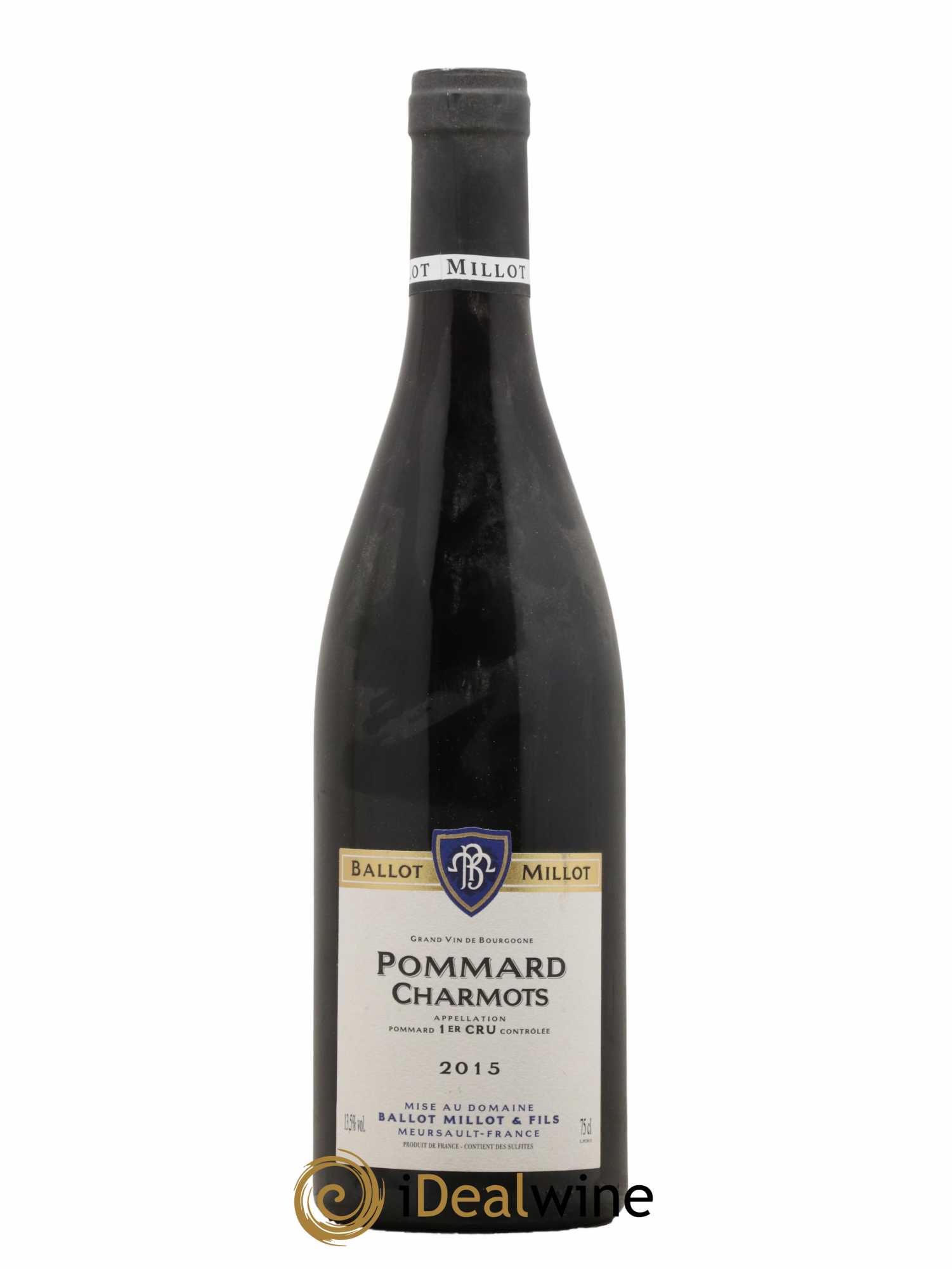 Pommard 1er Cru Charmots Ballot Millot 2015 - Lot de 1 bouteille - 0