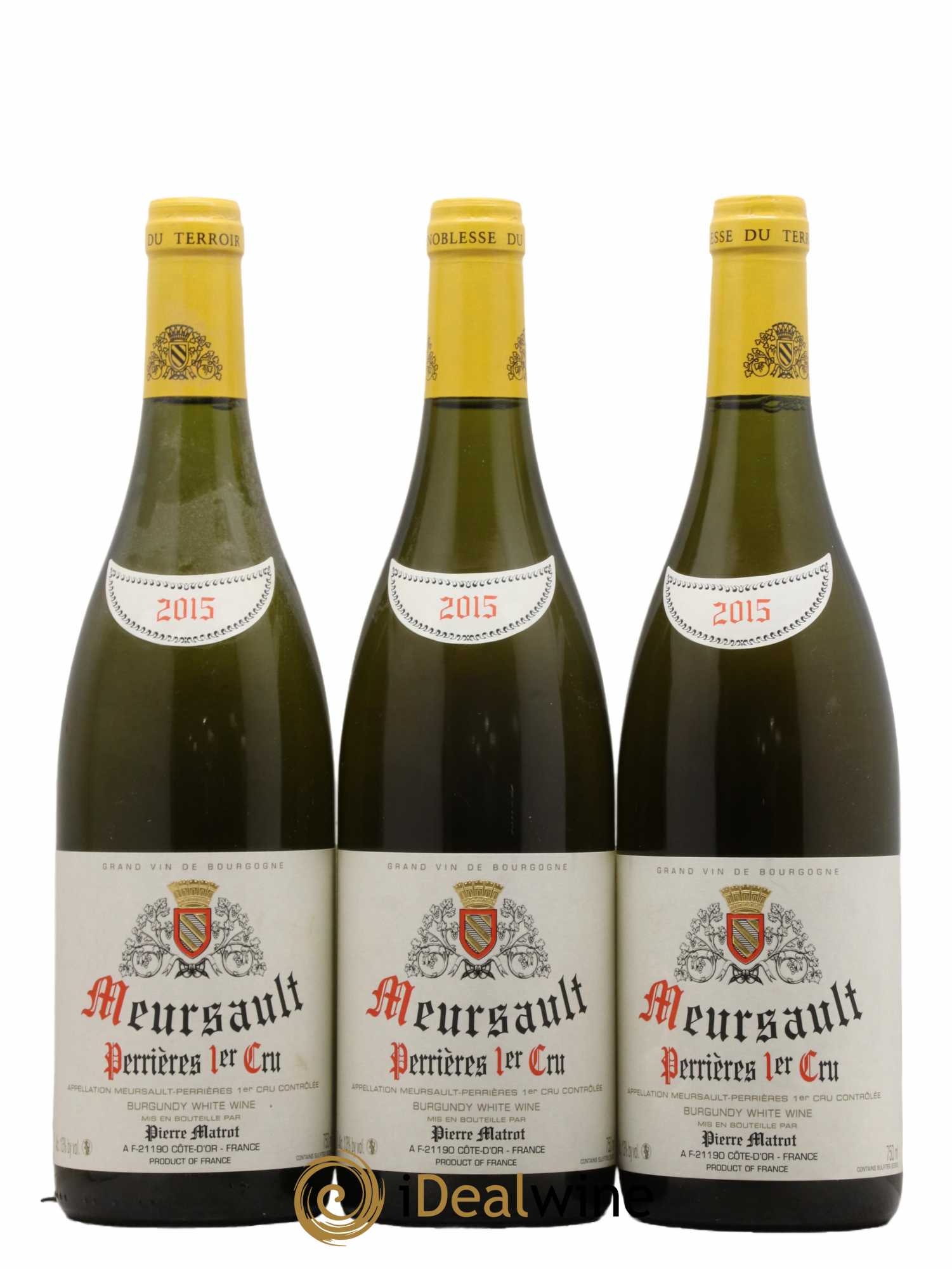Meursault 1er Cru Perrières Matrot (Domaine) 2015 - Lot de 3 bouteilles - 0