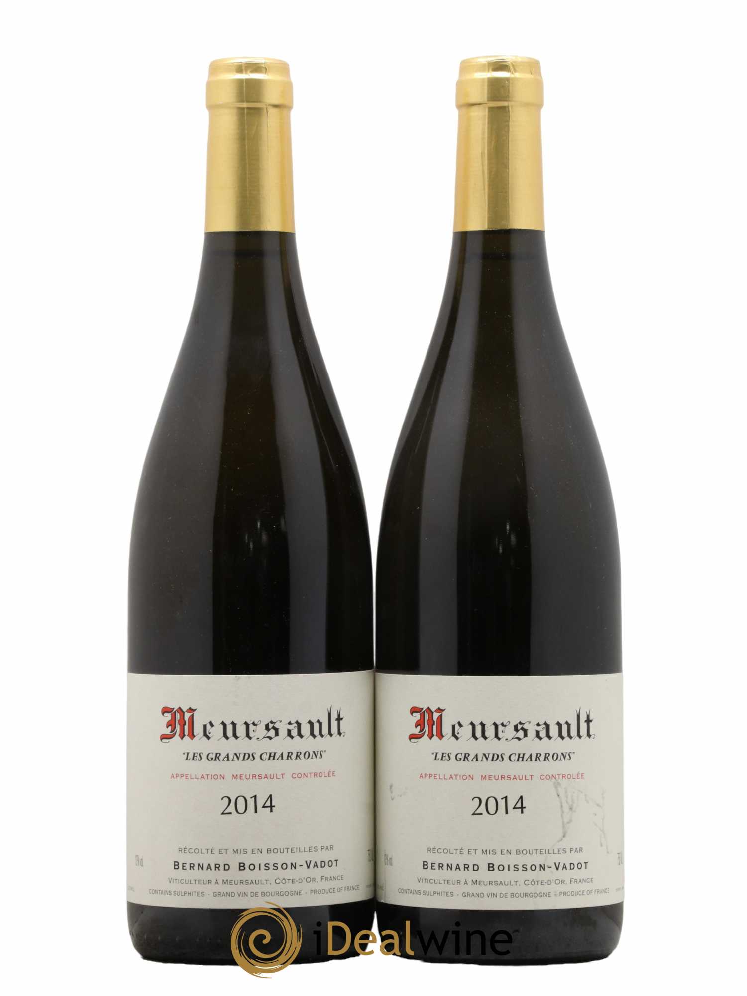 Meursault Les Grands Charrons Boisson-Vadot (Domaine) 2014 - Lot de 2 bouteilles - 0