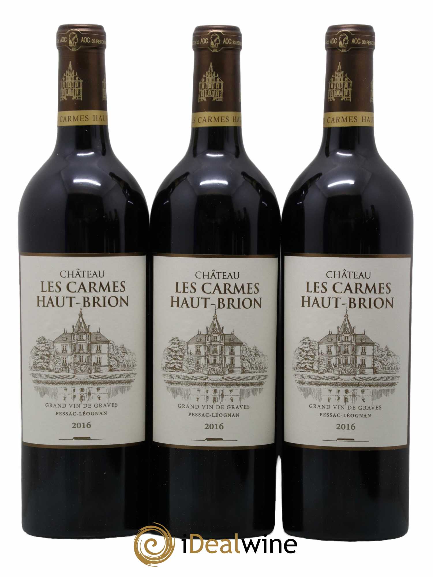 Château Les Carmes Haut-Brion 2016 - Lot de 6 bouteilles - 2