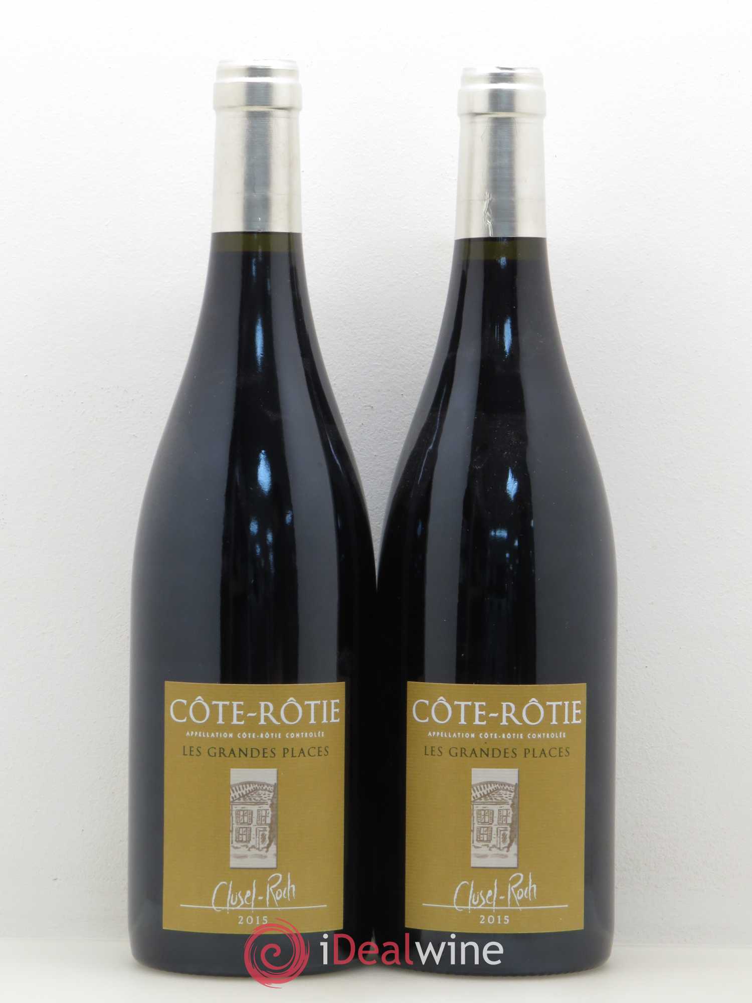 Côte-Rôtie Les Grandes Places Clusel-Roch 2015 - Lot de 2 bouteilles - 0
