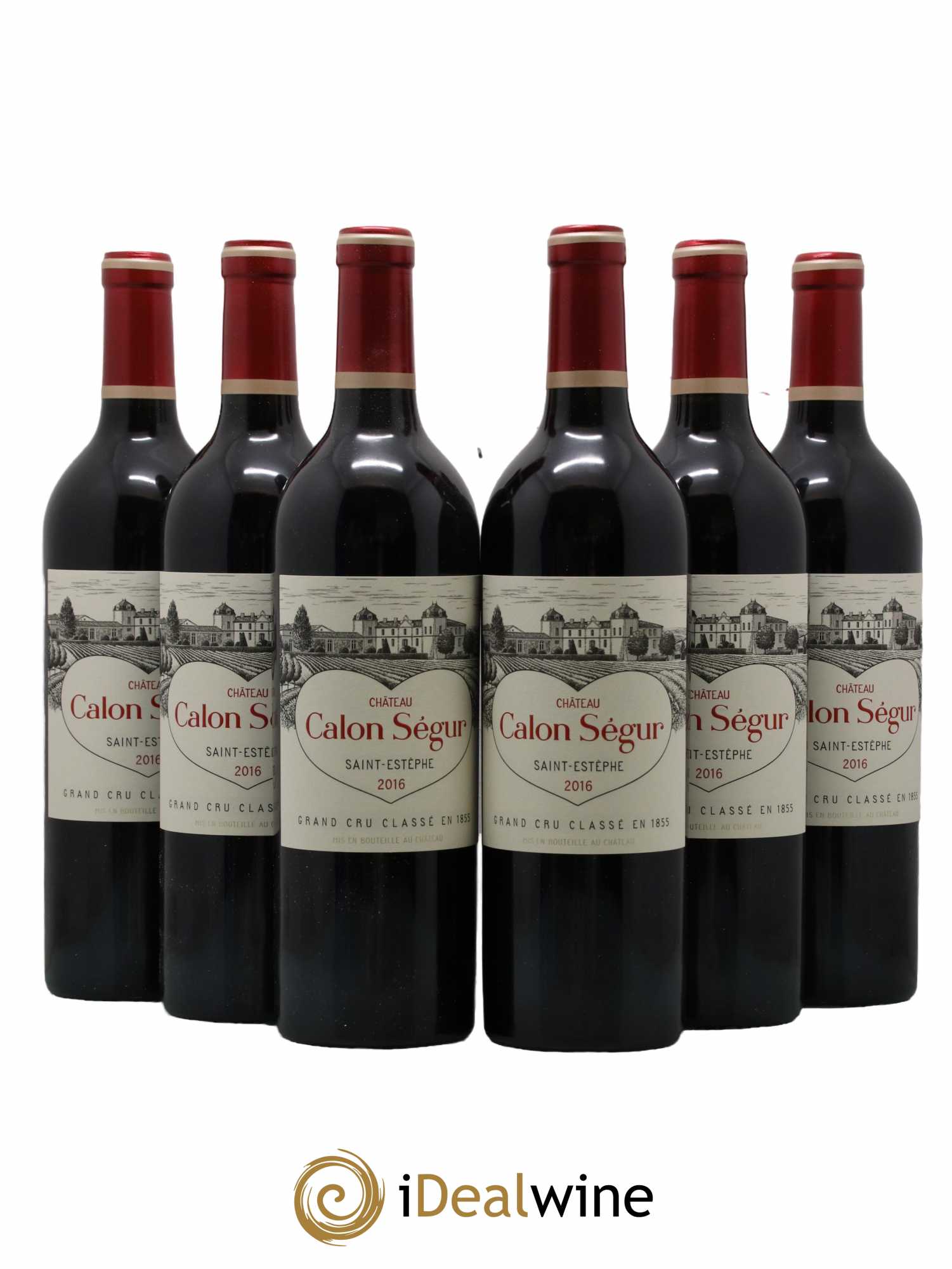 Château Calon Ségur 3ème Grand Cru Classé 2016 - Lot de 6 bouteilles - 0
