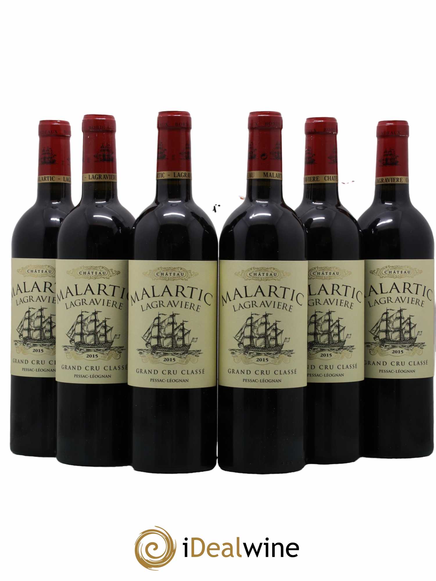 Château Malartic-Lagravière Cru Classé de Graves 2015 - Lot de 6 bouteilles - 0