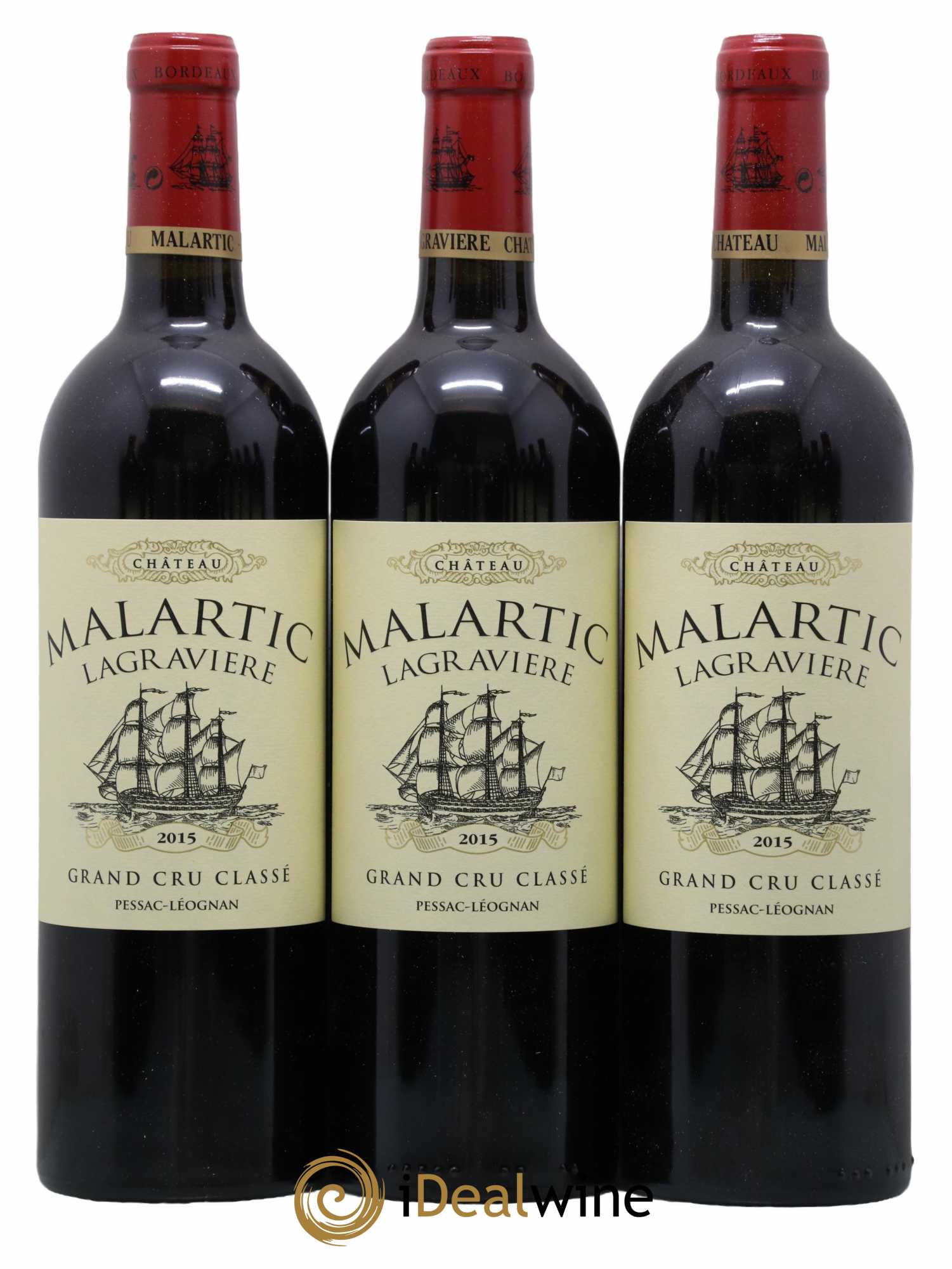 Château Malartic-Lagravière Cru Classé de Graves 2015 - Lot de 12 bouteilles - 1