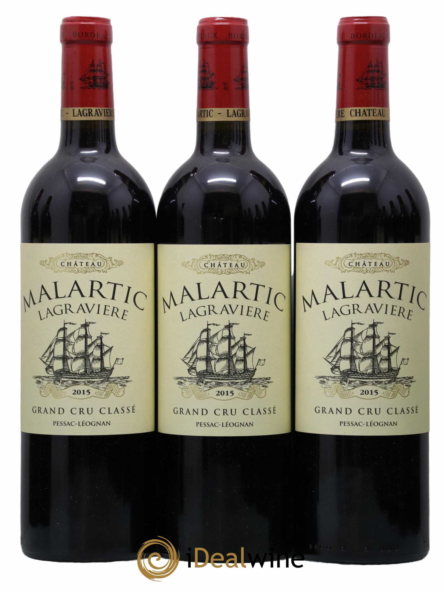 Château Malartic-Lagravière Cru Classé de Graves 2015 - Lot de 12 bouteilles - 3