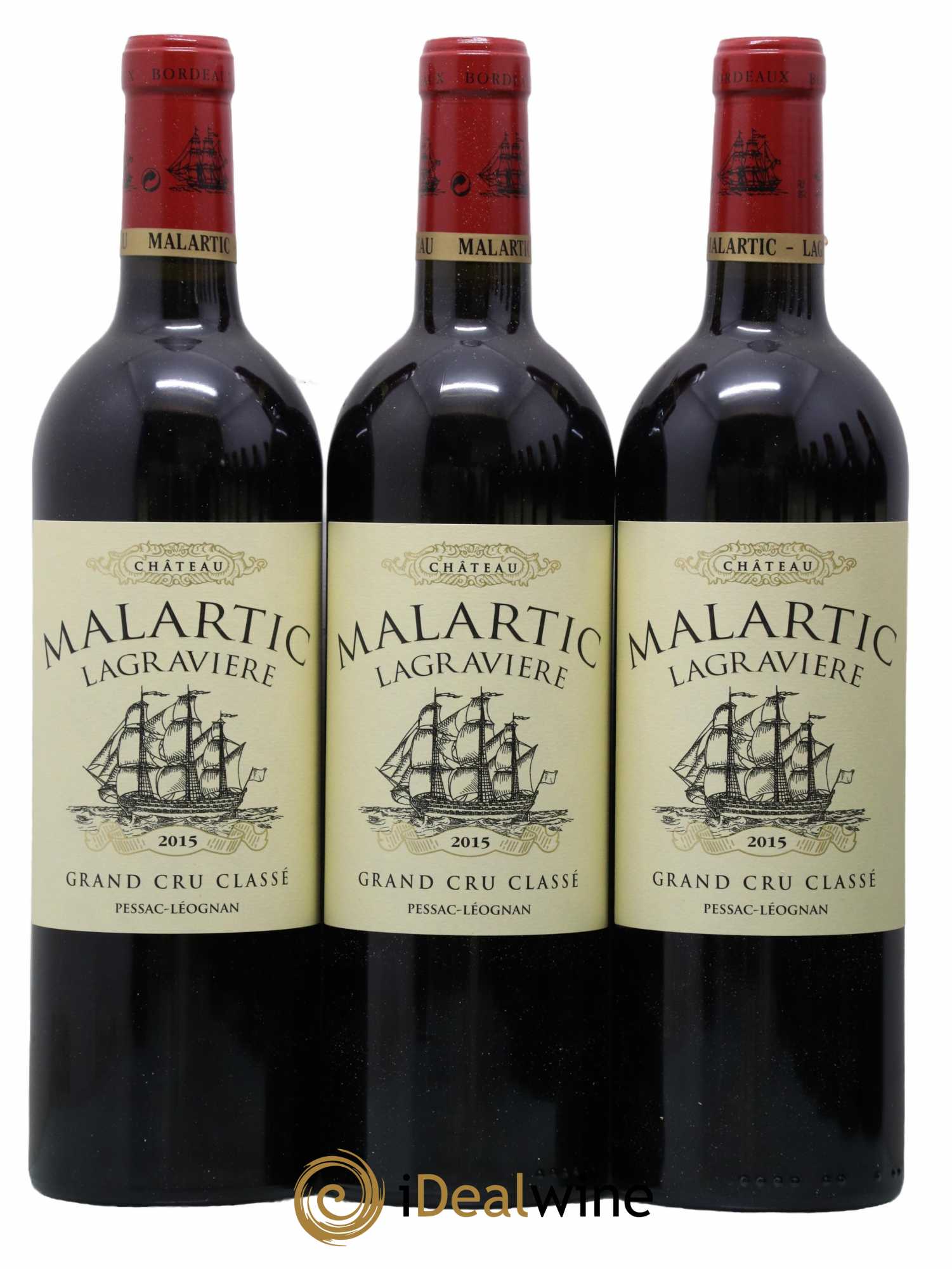 Château Malartic-Lagravière Cru Classé de Graves 2015 - Lot de 12 bouteilles - 4