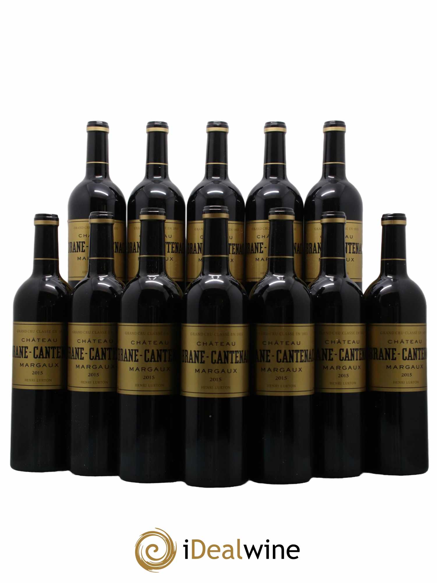 Château Brane Cantenac 2ème Grand Cru Classé 2015 - Lot de 12 bouteilles - 0