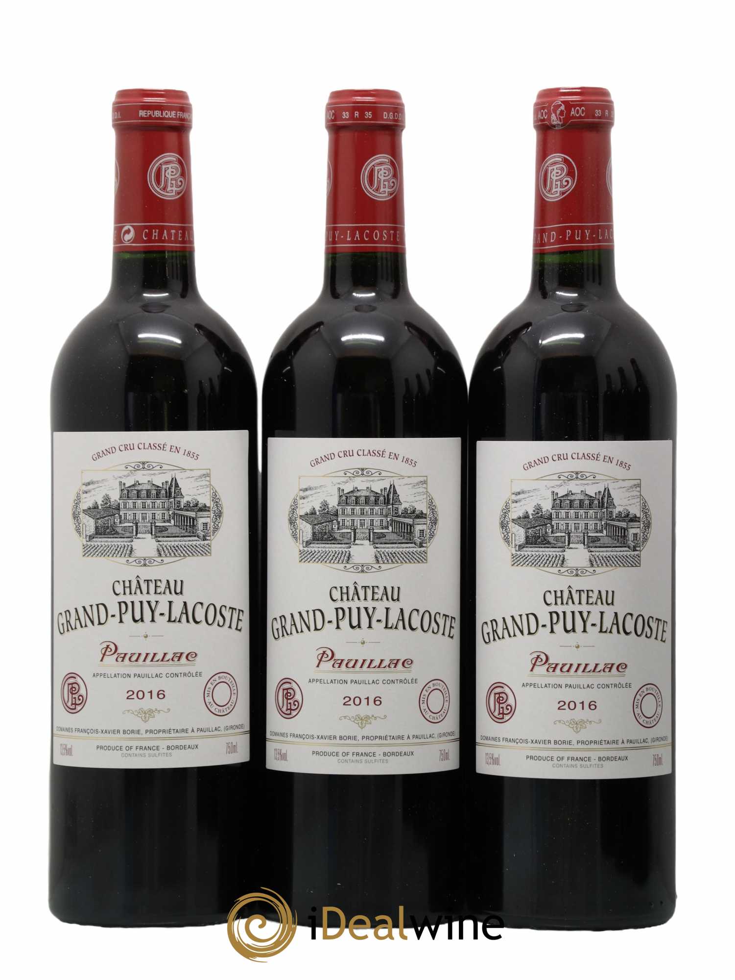 Château Grand Puy Lacoste 5ème Grand Cru Classé 2016 - Lot de 6 bouteilles - 2