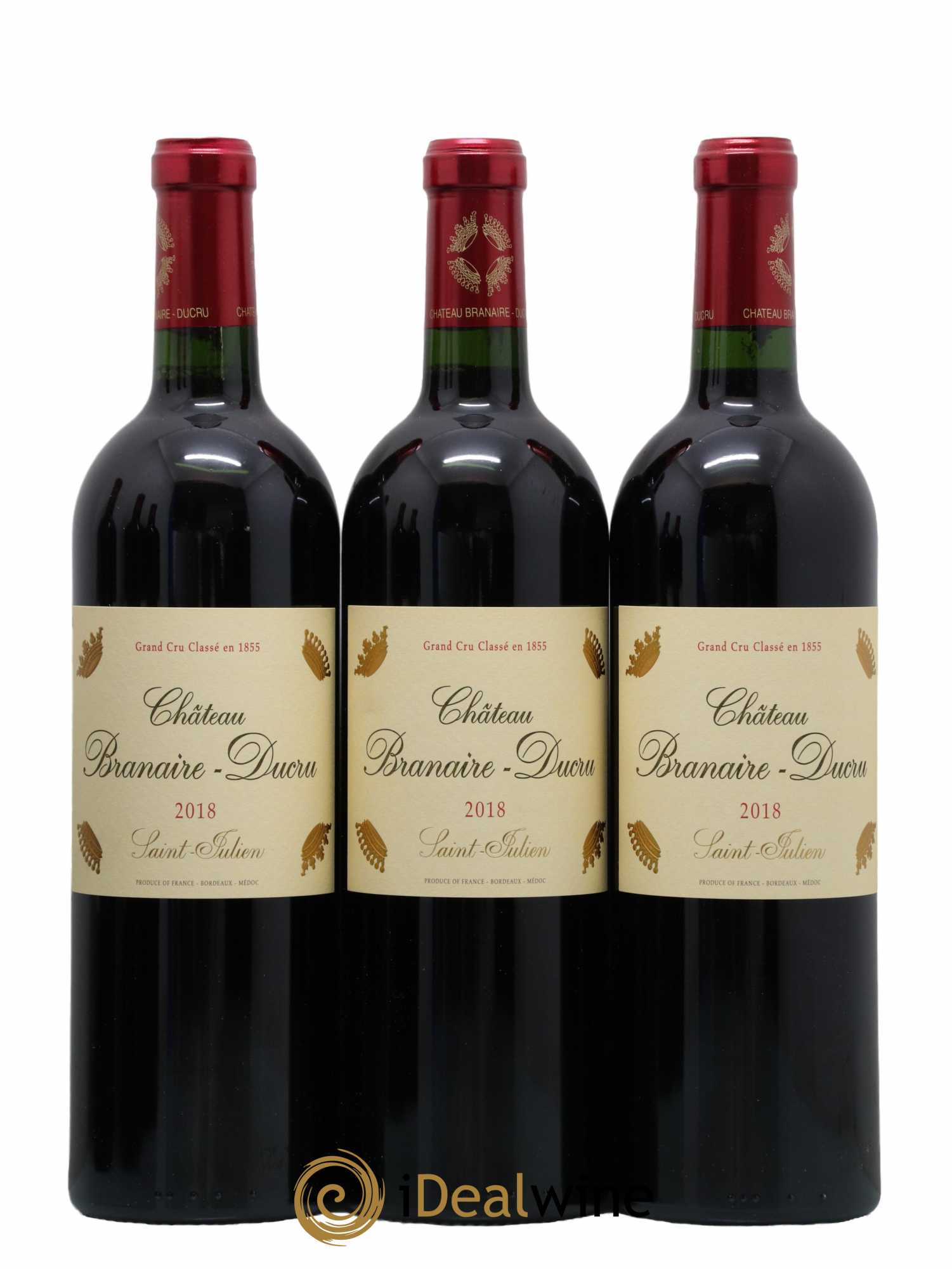 Château Branaire Ducru 4ème Grand Cru Classé 2018 - Lot de 6 bouteilles - 1