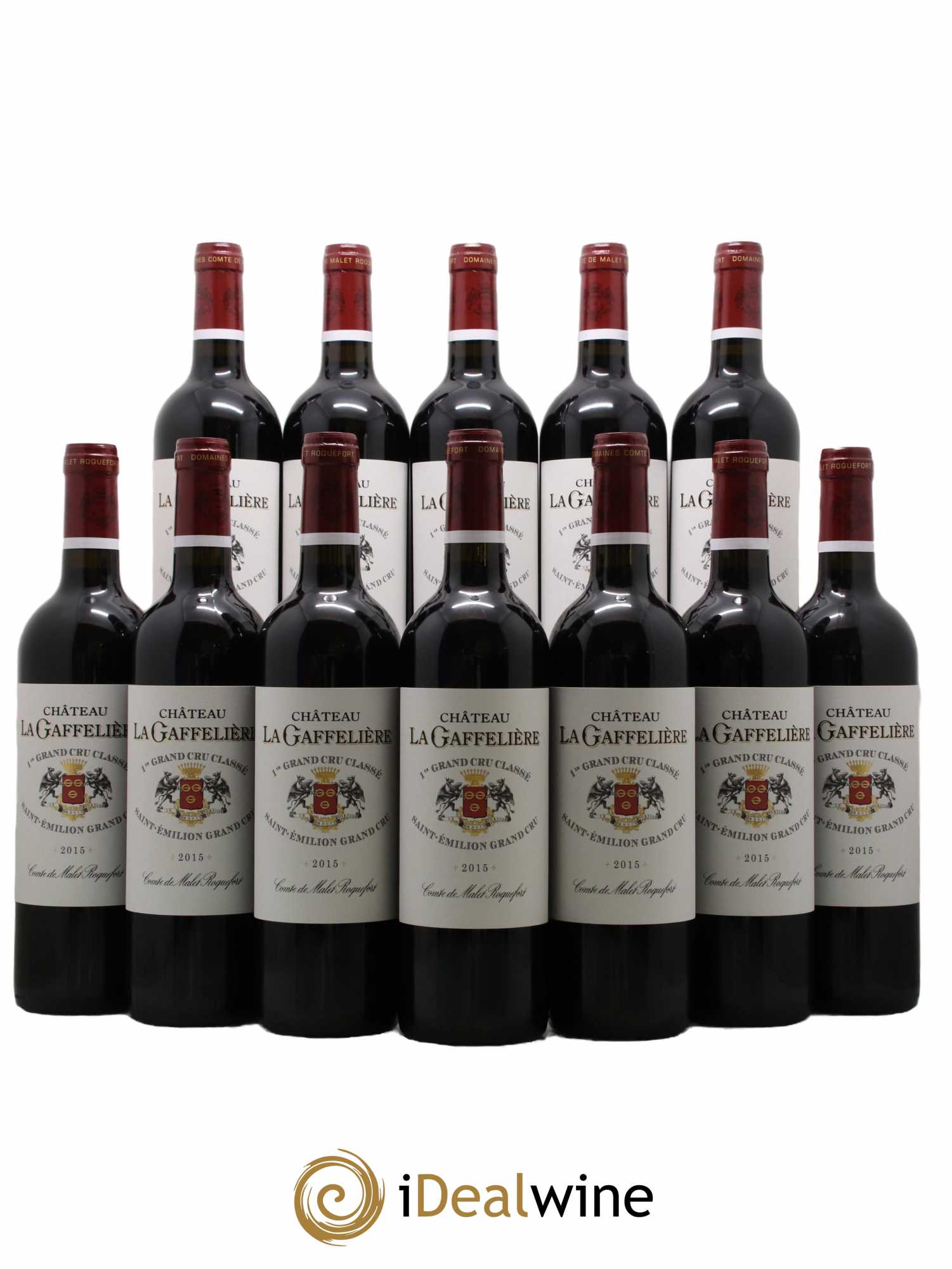 Château la Gaffelière 1er Grand Cru Classé B 2015 - Lot de 12 bouteilles - 0