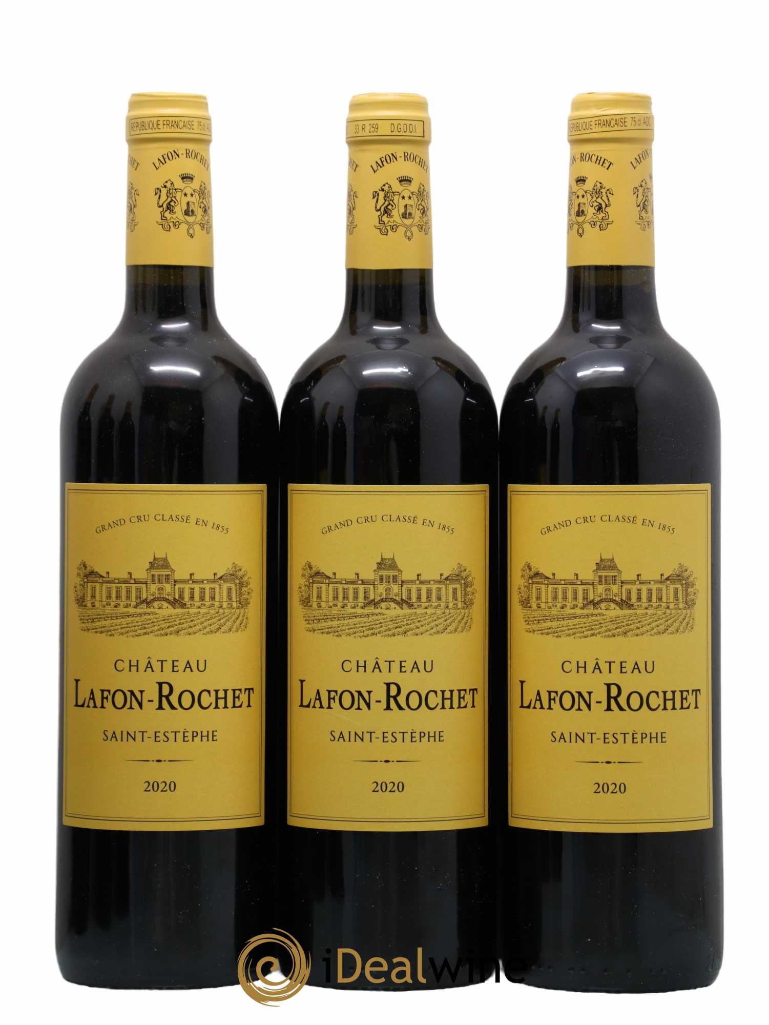 Château Lafon Rochet 4ème Grand Cru Classé 2020 - Lot de 6 bouteilles - 1