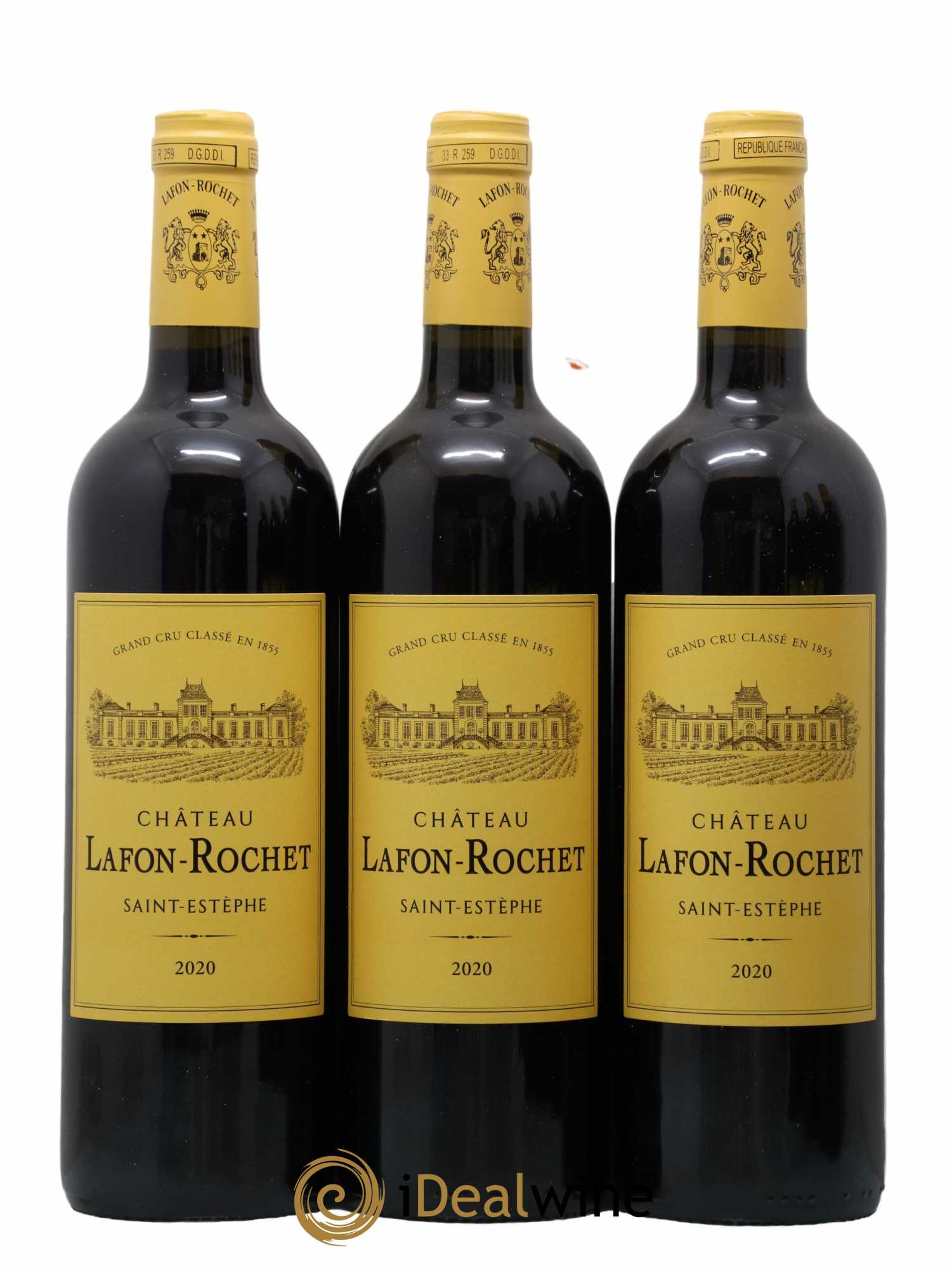 Château Lafon Rochet 4ème Grand Cru Classé 2020 - Lot de 6 bouteilles - 2