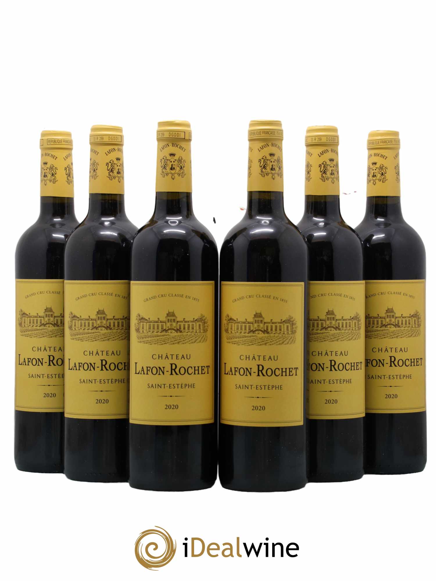 Château Lafon Rochet 4ème Grand Cru Classé 2020 - Lot de 6 bouteilles - 0