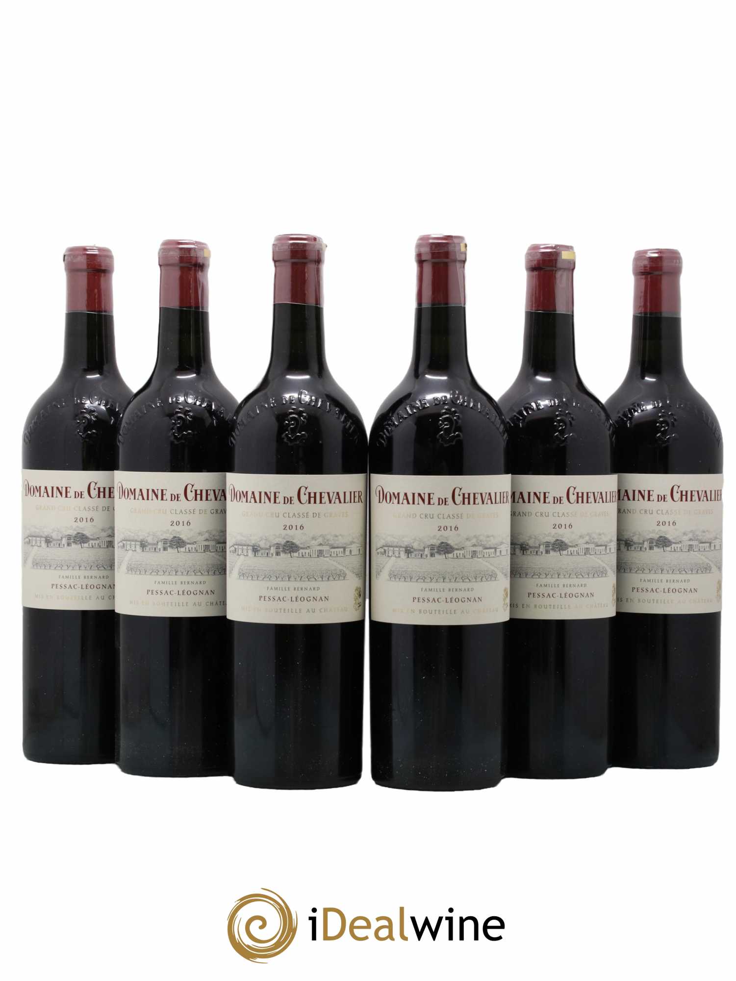 Domaine de Chevalier Cru Classé de Graves 2016 - Lot de 6 bouteilles - 0