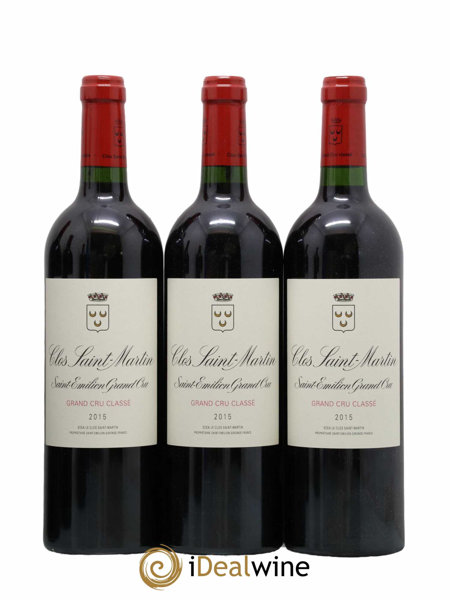 Clos Saint Martin Grand Cru Classé 2015 - Lot de 6 bouteilles - 1