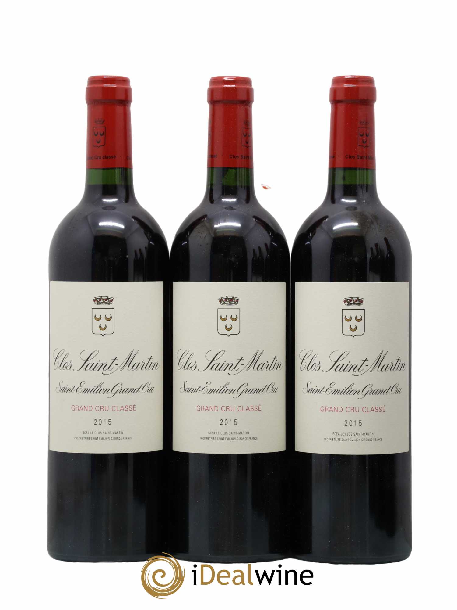 Clos Saint Martin Grand Cru Classé 2015 - Lot de 6 bouteilles - 2