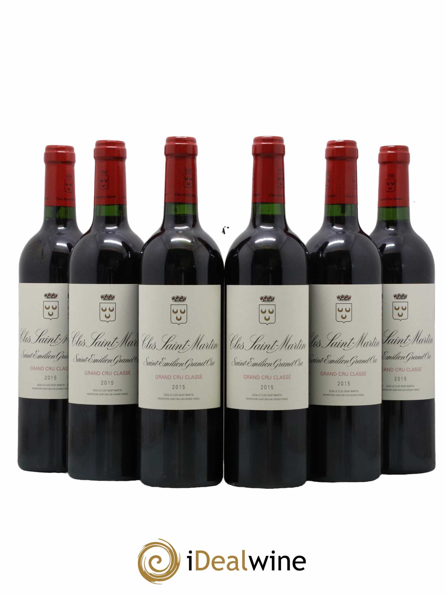 Clos Saint Martin Grand Cru Classé 2015 - Lot de 6 bouteilles - 0