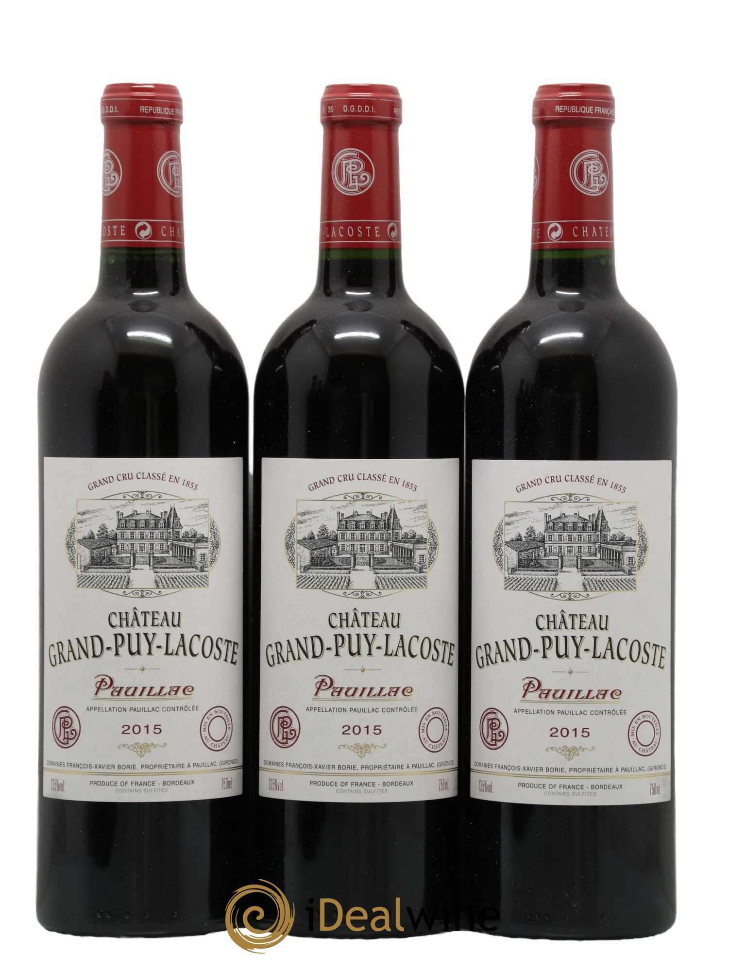 Château Grand Puy Lacoste 5ème Grand Cru Classé 2015 - Lot de 6 bouteilles - 2