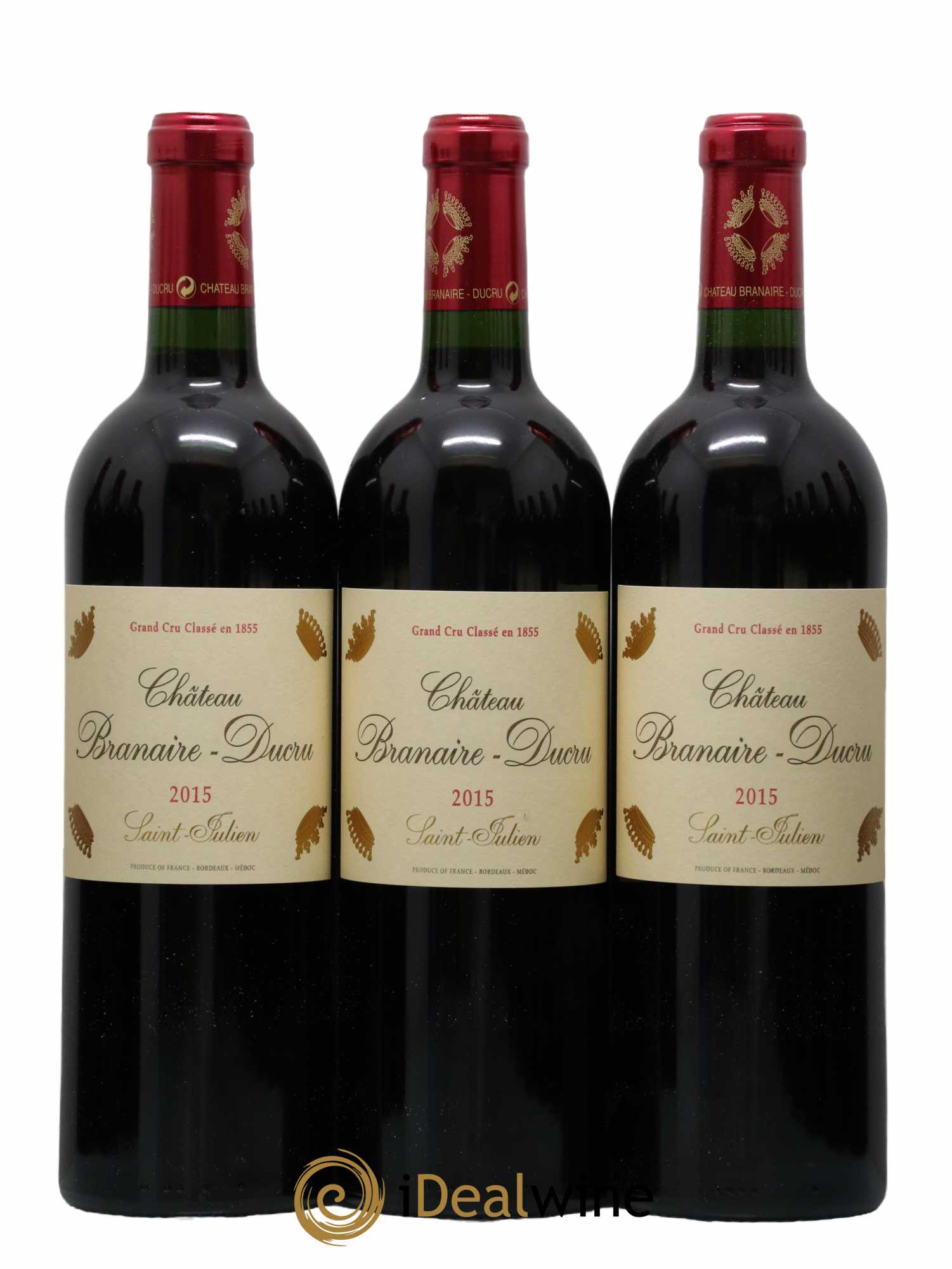 Château Branaire Ducru 4ème Grand Cru Classé 2015 - Lot de 12 bouteilles - 4
