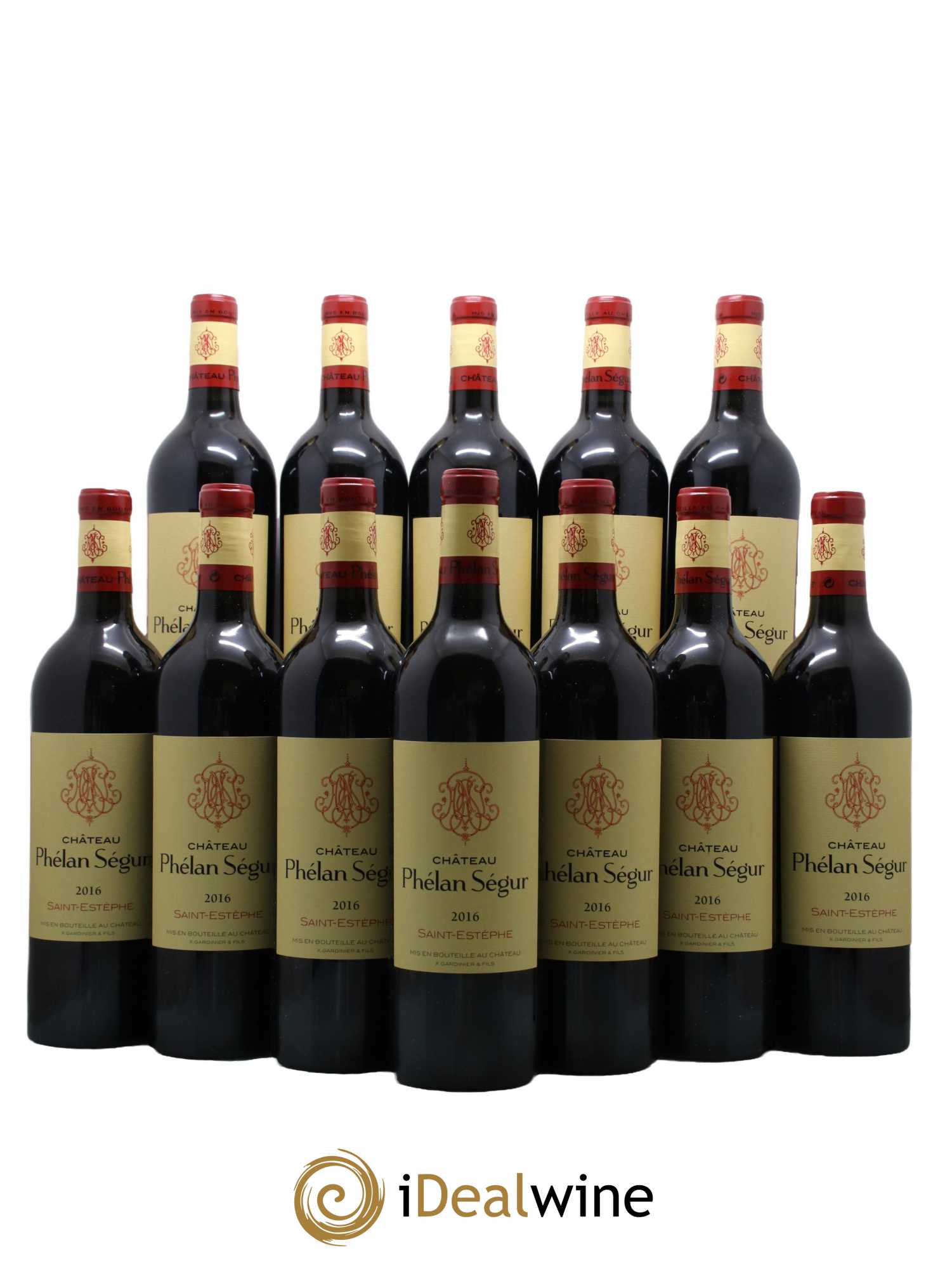 Château Phélan Ségur 2016 - Lot de 12 bouteilles - 0