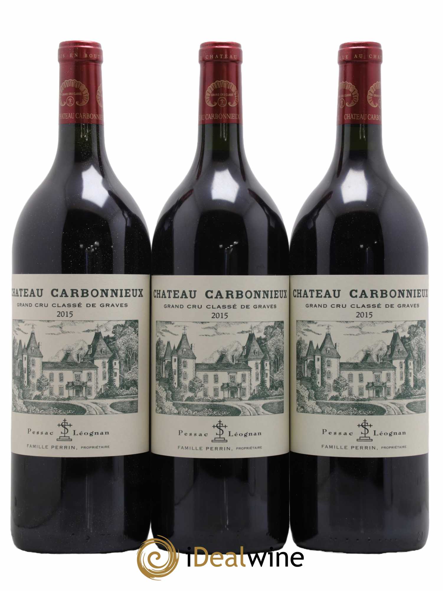 Château Carbonnieux Cru Classé de Graves 2015 - Lot de 6 magnums - 1
